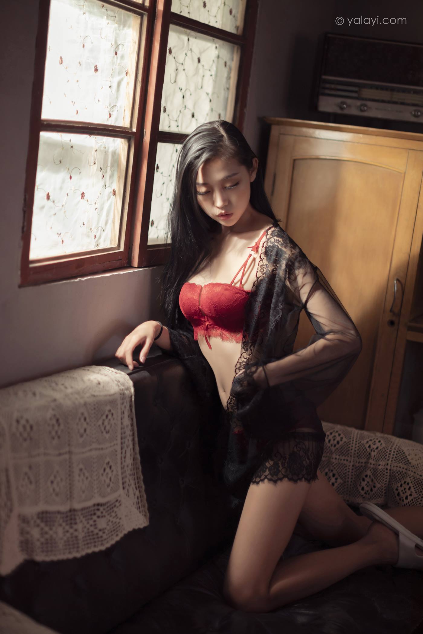 图片[28]-[YALAYI雅拉伊]2023.02.17 NO.1008 一抹红色 图雅[42+1P] – 速更版-美库