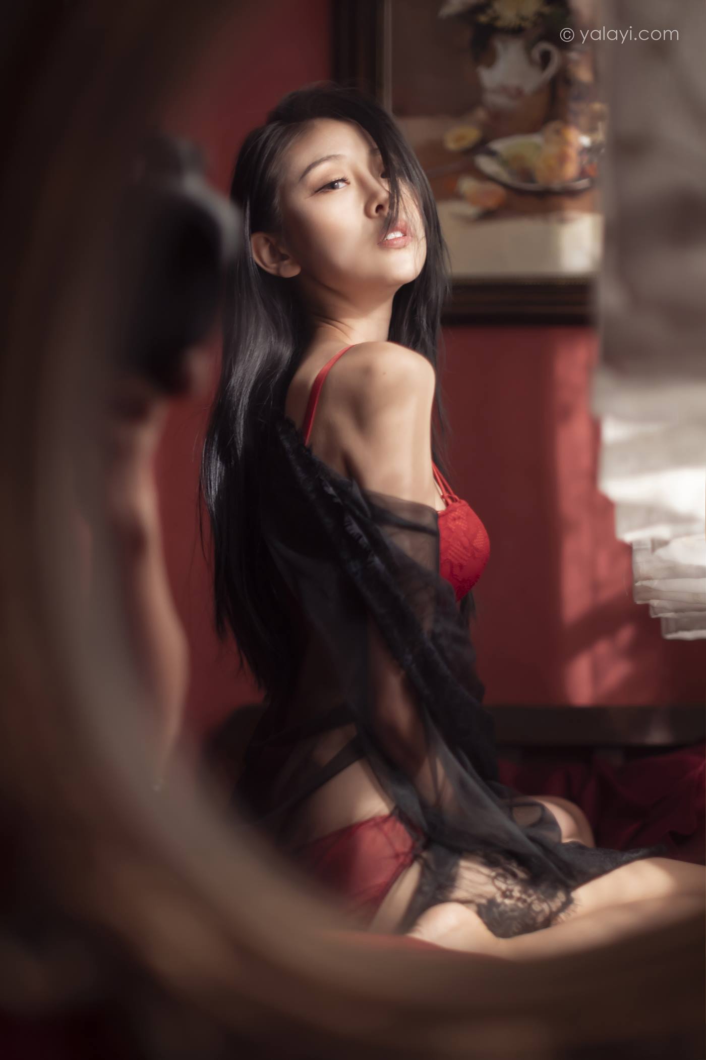 图片[31]-[YALAYI雅拉伊]2023.02.17 NO.1008 一抹红色 图雅[42+1P] – 速更版-美库