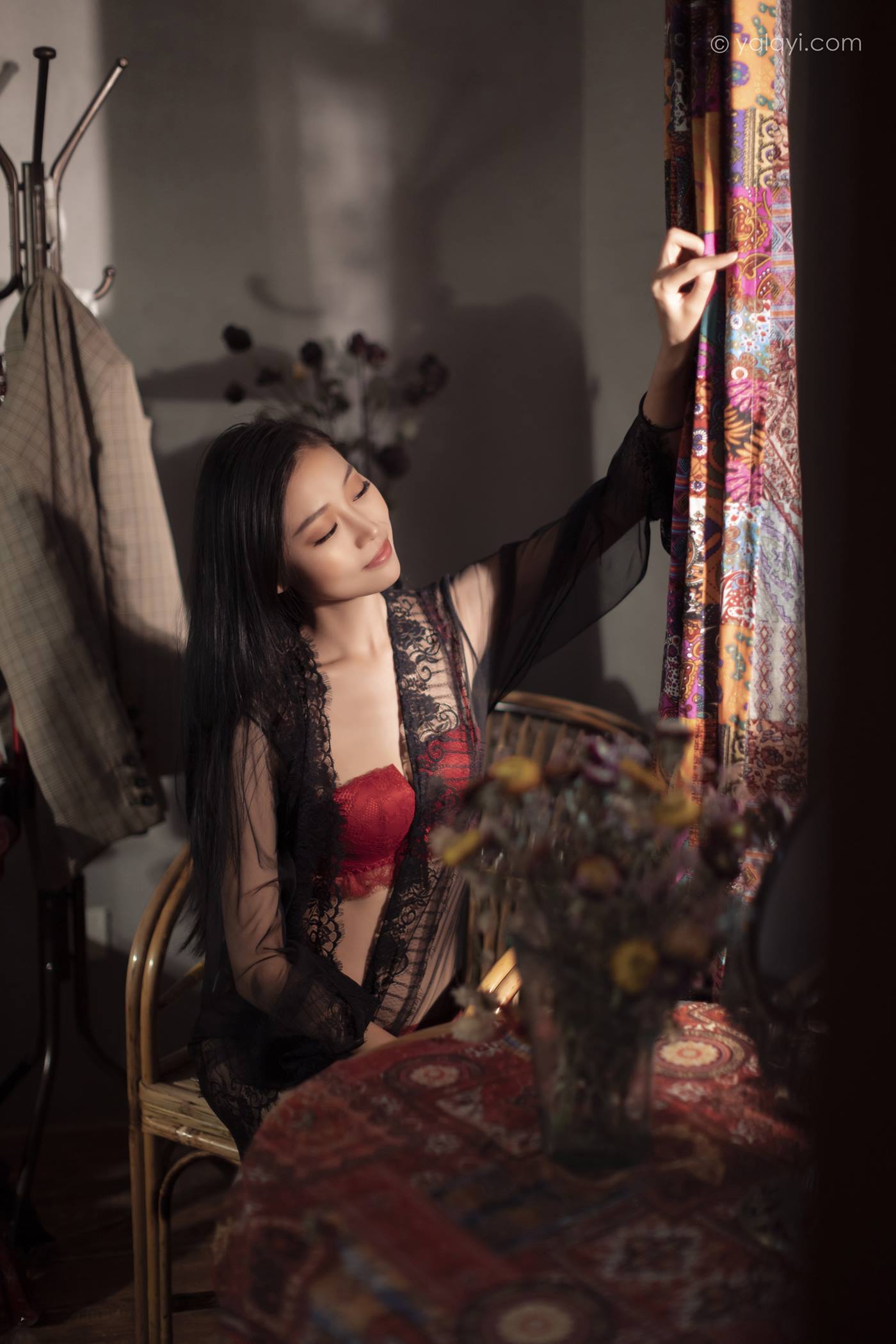 图片[32]-[YALAYI雅拉伊]2023.02.17 NO.1008 一抹红色 图雅[42+1P] – 速更版-美库