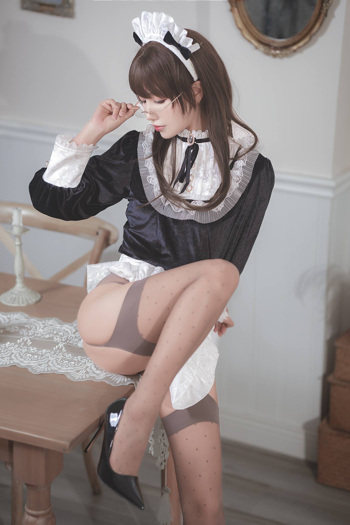 图片[10]-Neko-薇薇  丝绒女仆 [24P] – 速更版-美库