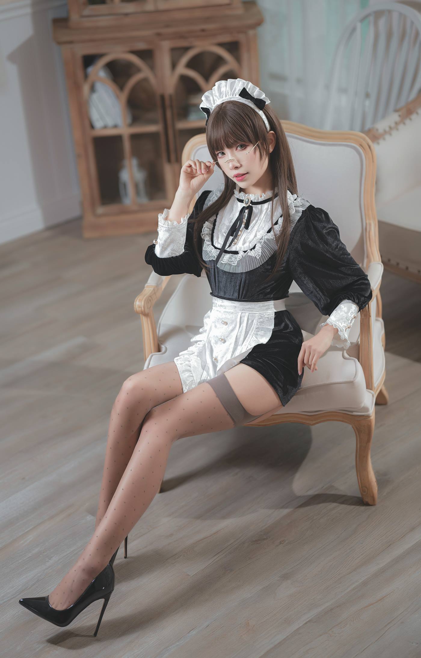 图片[23]-Neko-薇薇  丝绒女仆 [24P] – 速更版-美库