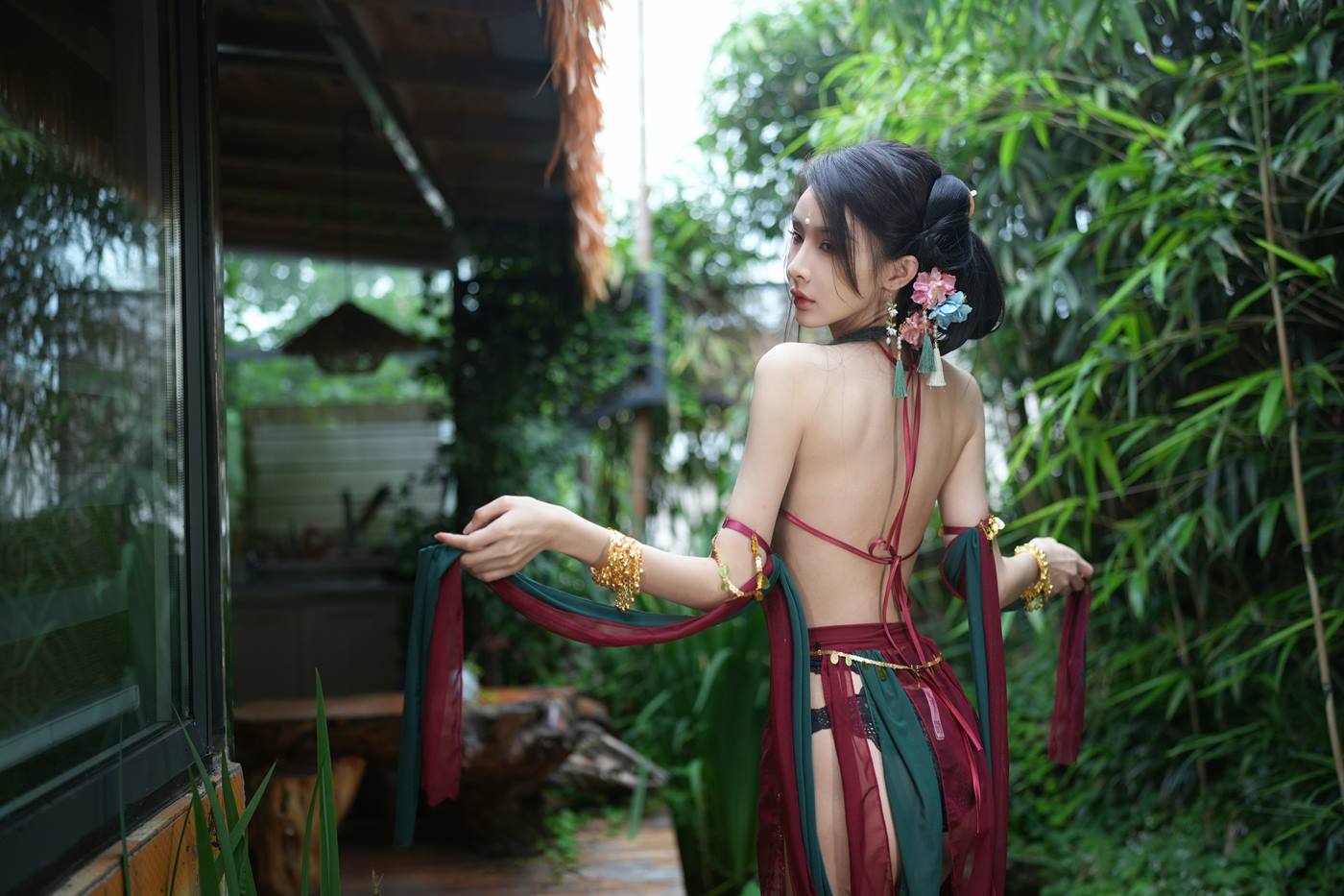 图片[12]-余多多Dudu  妲己的古风诱惑力 [27P] – 速更版-美库