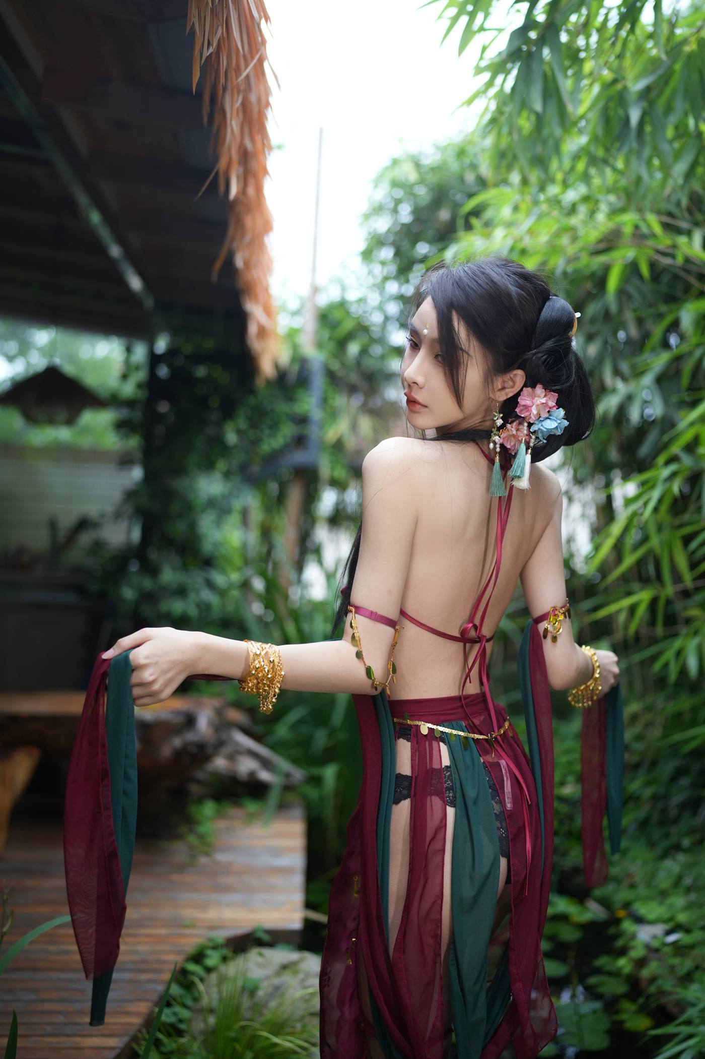 图片[13]-余多多Dudu  妲己的古风诱惑力 [27P] – 速更版-美库