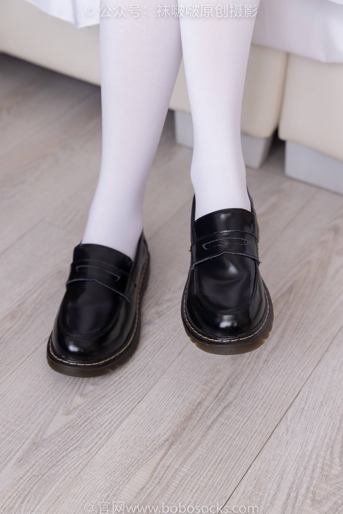 图片[14]-[BoBoSocks袜啵啵]NO.195 小甜豆-黑皮鞋、厚白丝、女仆装[135P] – 速更版-美库