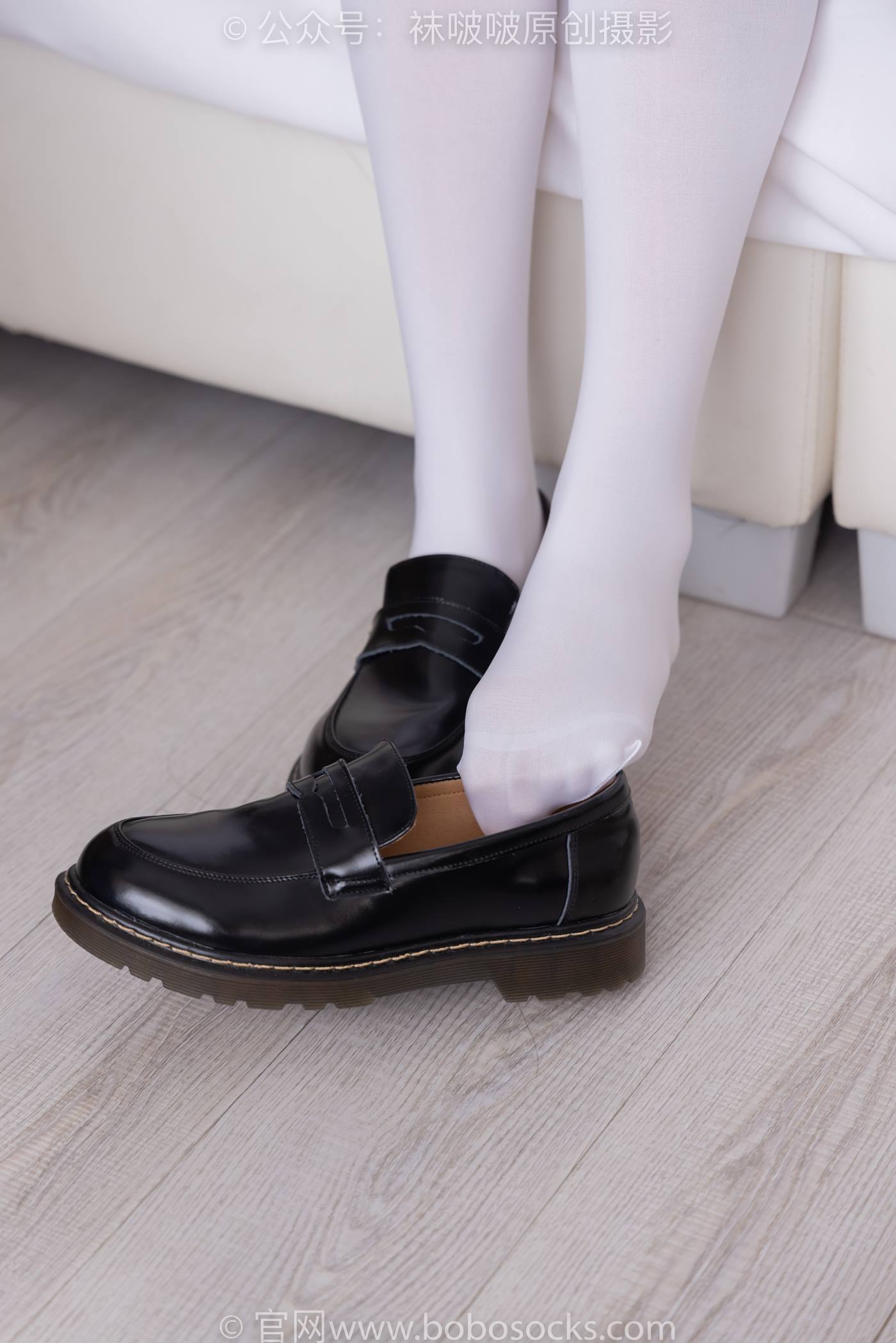 图片[41]-[BoBoSocks袜啵啵]NO.195 小甜豆-黑皮鞋、厚白丝、女仆装[135P] – 速更版-美库