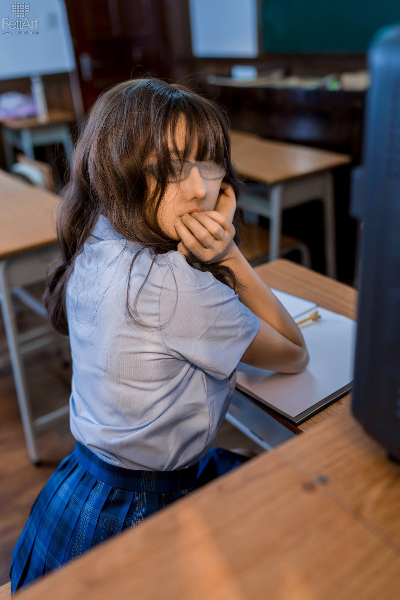 图片[10]-[FetiArt尚物集]NO.00057 Pantyhose Encasement Classmate[51P] – 速更版-美库