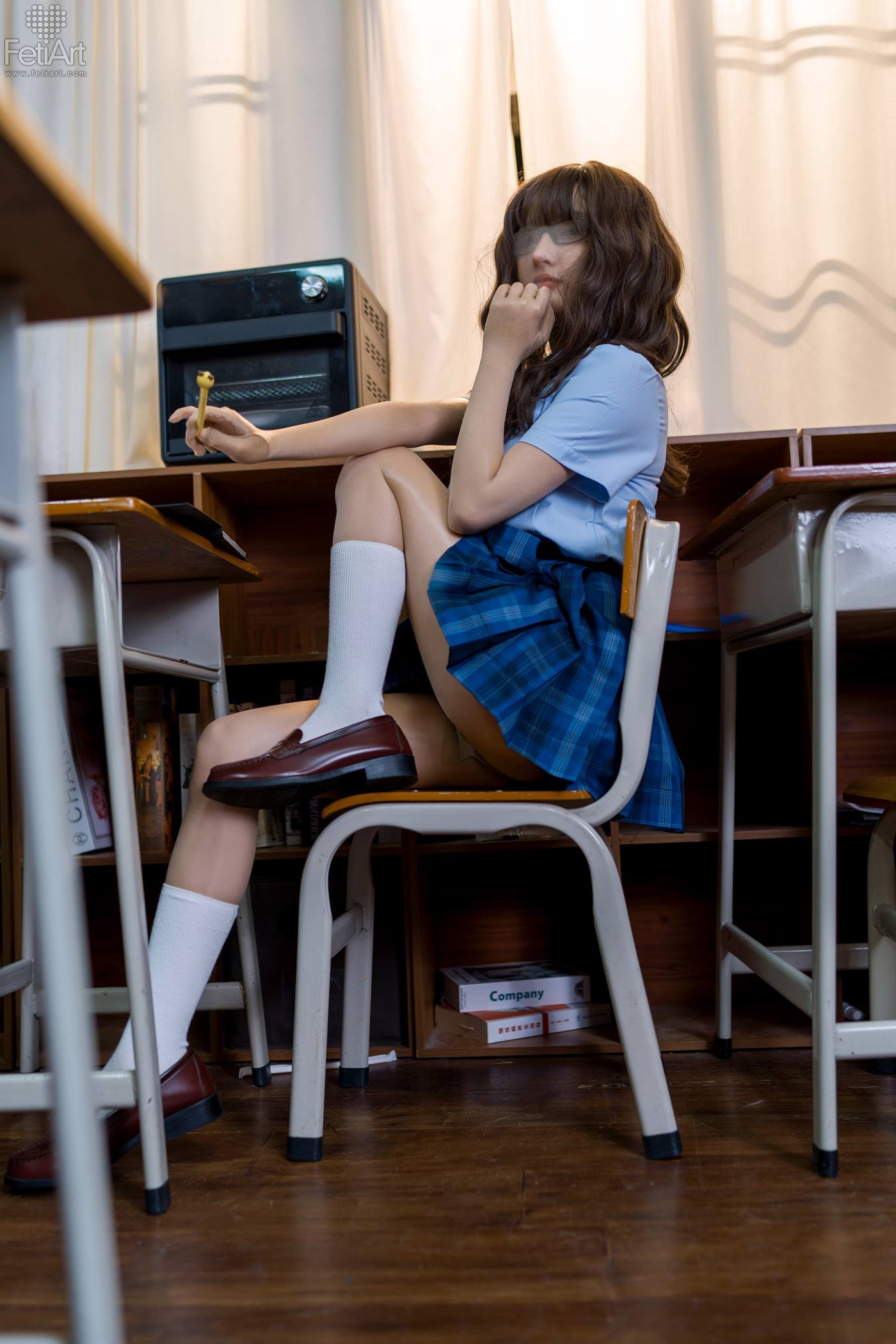 图片[23]-[FetiArt尚物集]NO.00057 Pantyhose Encasement Classmate[51P] – 速更版-美库