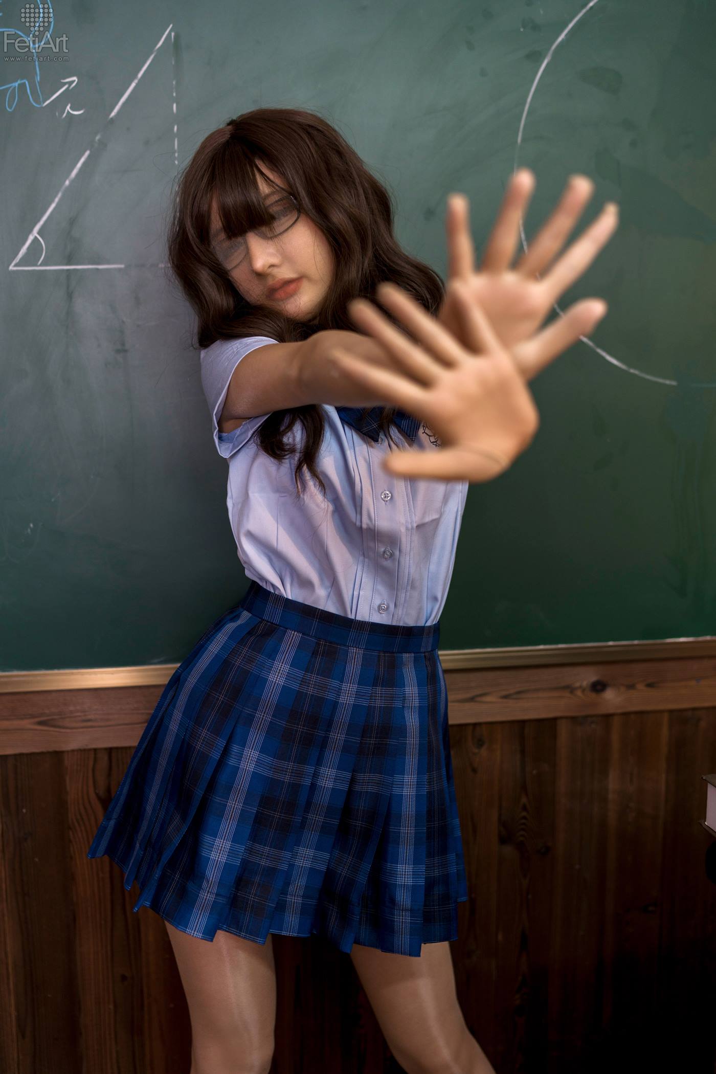 图片[43]-[FetiArt尚物集]NO.00057 Pantyhose Encasement Classmate[51P] – 速更版-美库