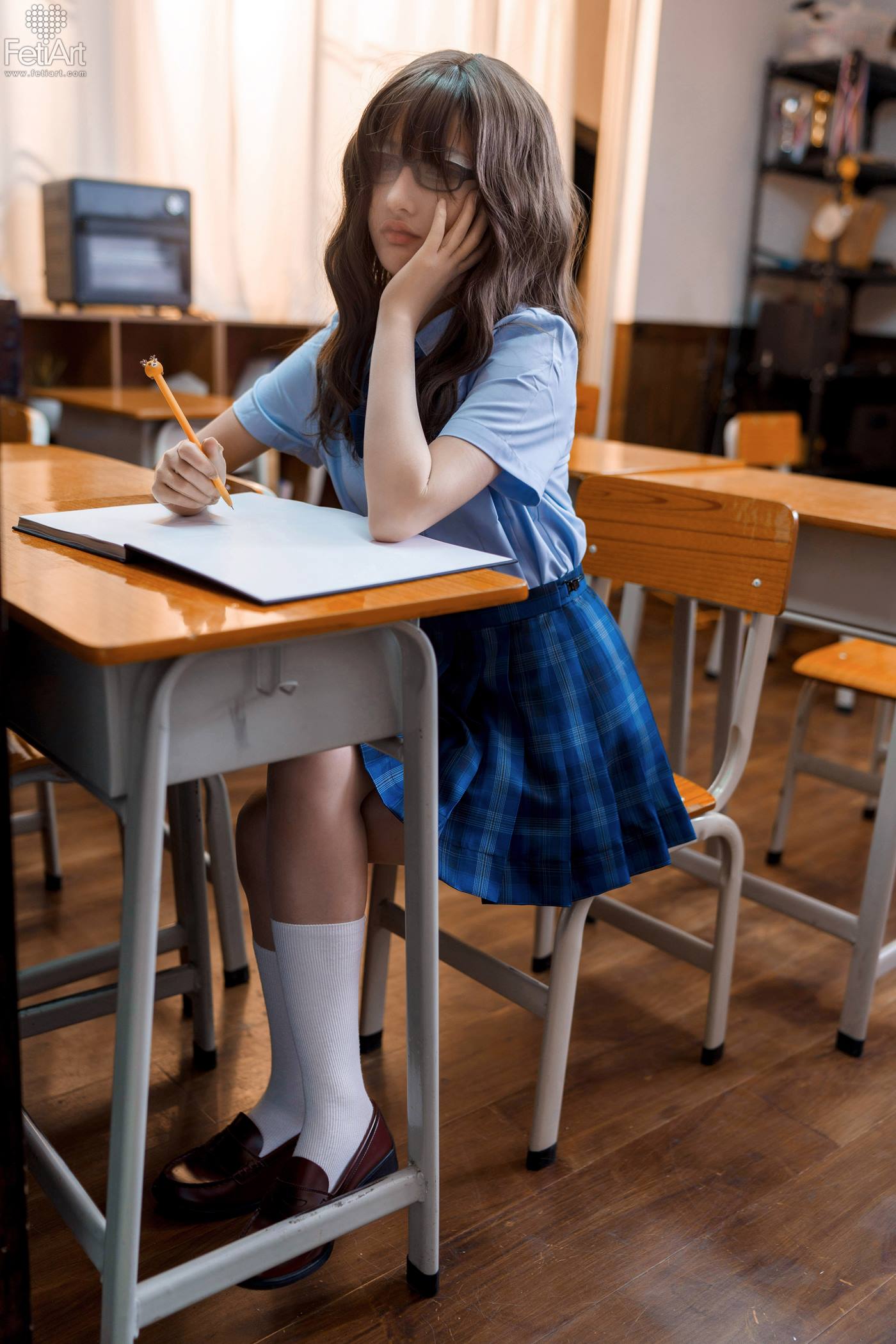 图片[46]-[FetiArt尚物集]NO.00057 Pantyhose Encasement Classmate[51P] – 速更版-美库