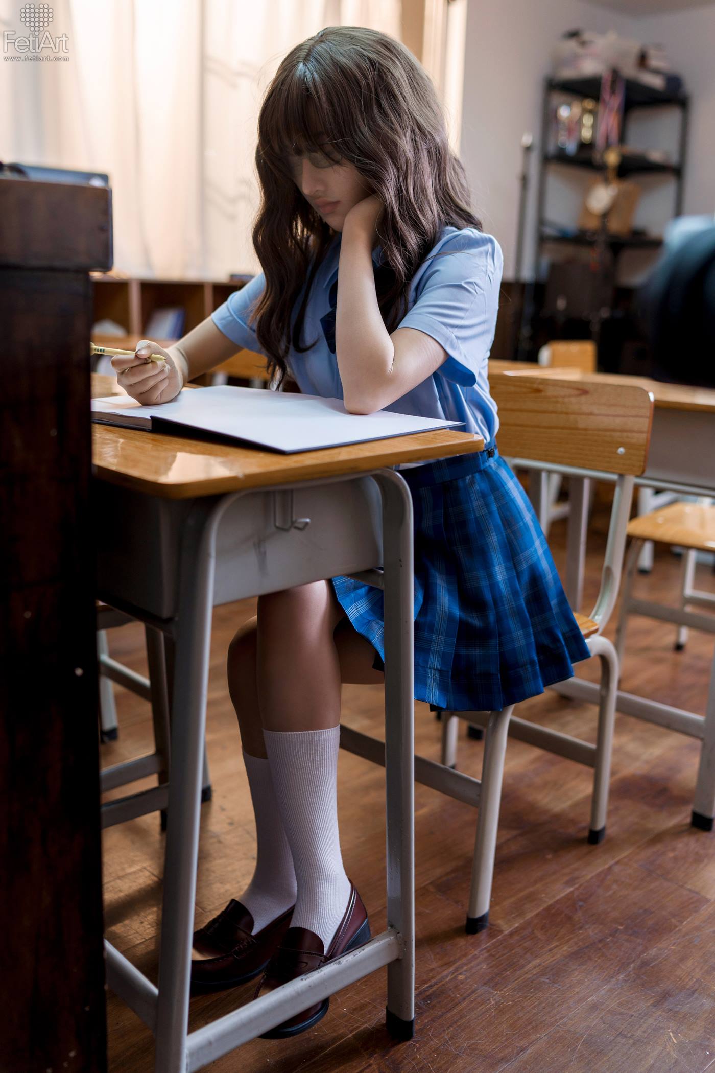 图片[47]-[FetiArt尚物集]NO.00057 Pantyhose Encasement Classmate[51P] – 速更版-美库