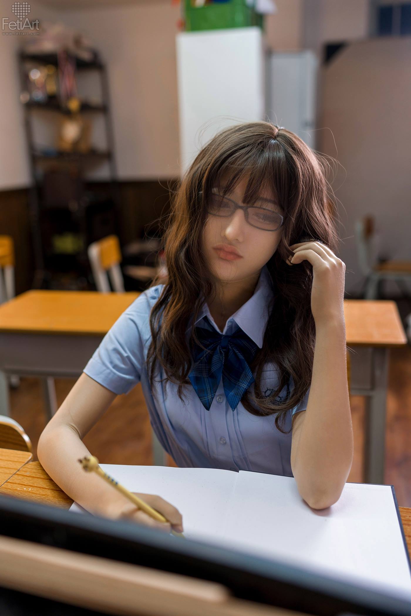 图片[51]-[FetiArt尚物集]NO.00057 Pantyhose Encasement Classmate[51P] – 速更版-美库