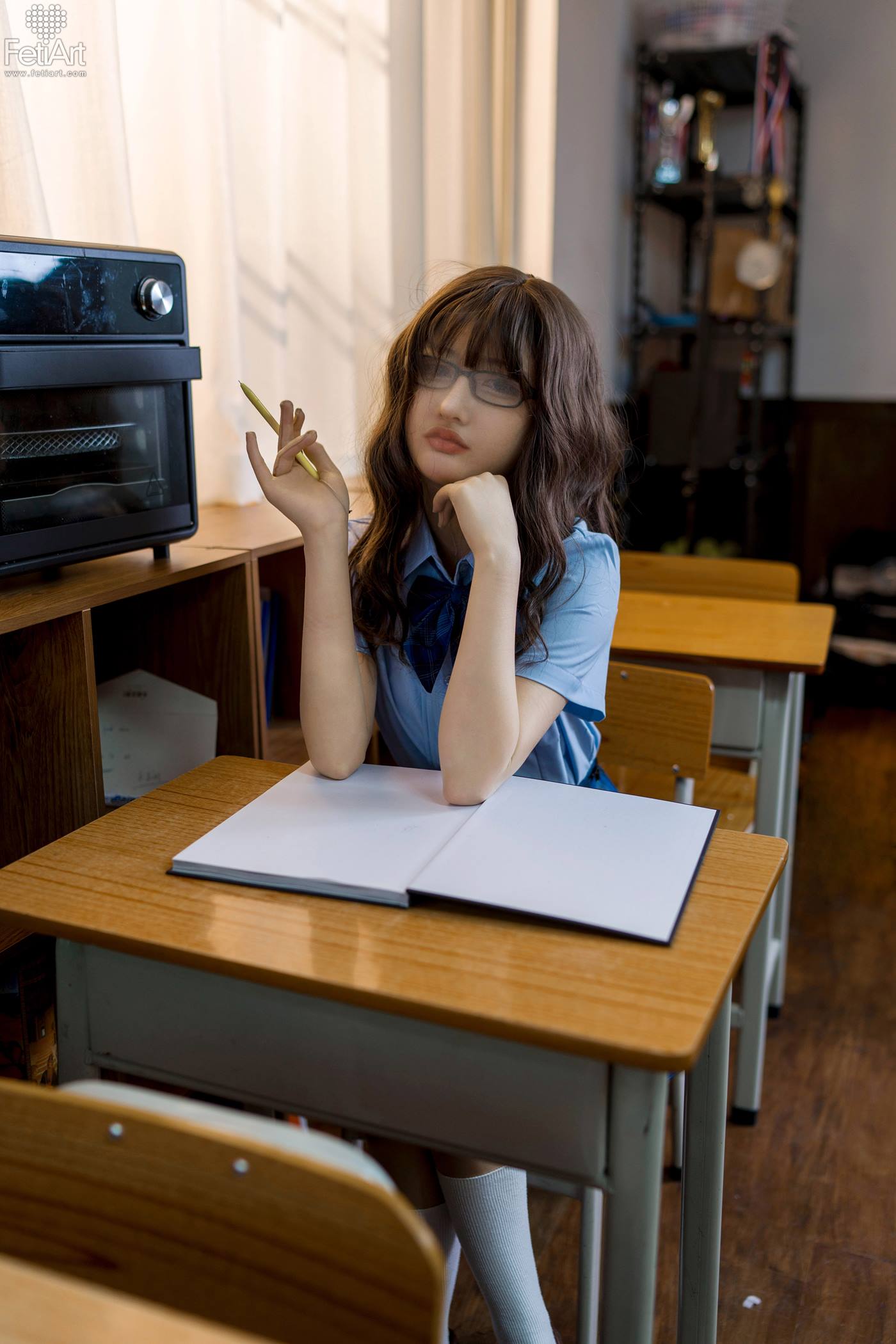 图片[52]-[FetiArt尚物集]NO.00057 Pantyhose Encasement Classmate[51P] – 速更版-美库