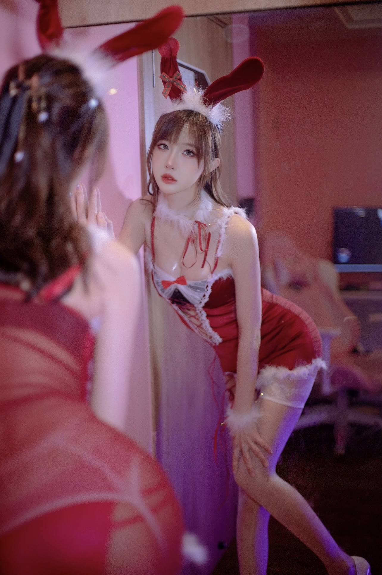 图片[20]-余多多Dudu  圣诞特辑 [28P] – 速更版-美库