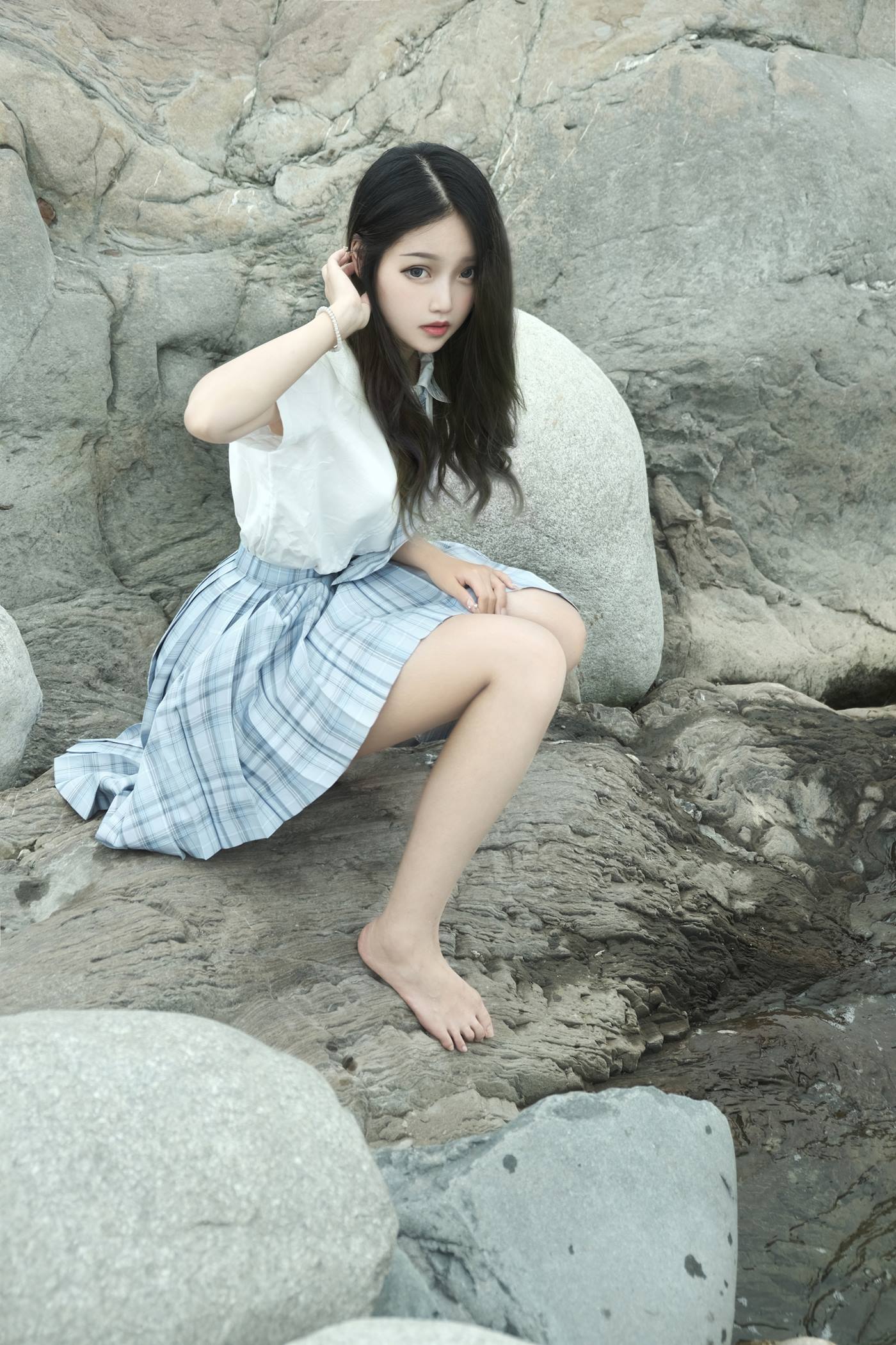 图片[14]-eloise软软  – 河边JK[32P] – 速更版-美库