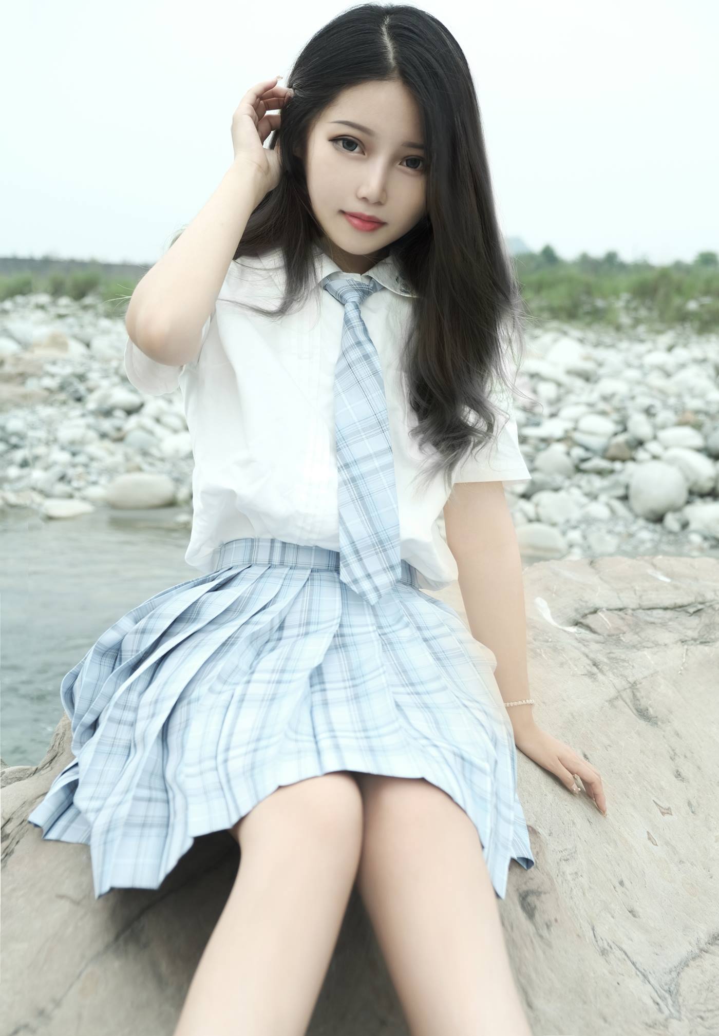 图片[19]-eloise软软  – 河边JK[32P] – 速更版-美库