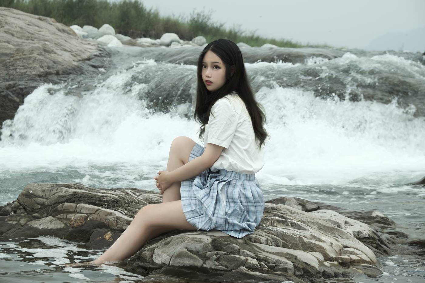 图片[24]-eloise软软  – 河边JK[32P] – 速更版-美库