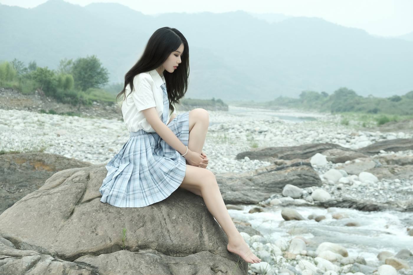 图片[25]-eloise软软  – 河边JK[32P] – 速更版-美库