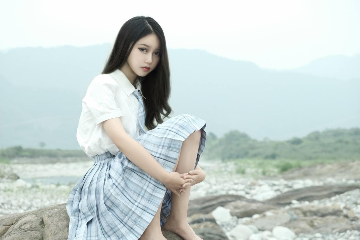 图片[26]-eloise软软  – 河边JK[32P] – 速更版-美库