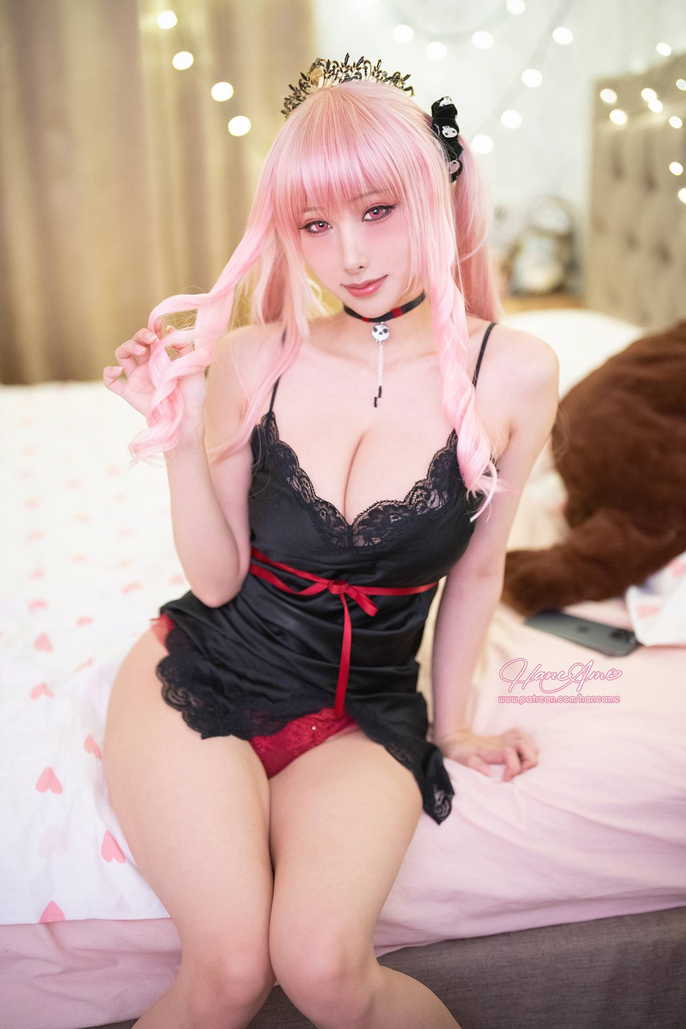 图片[24]-Hane Ame 雨波写真 Hololive Calliope 死神睡衣[24P] – 速更版-美库