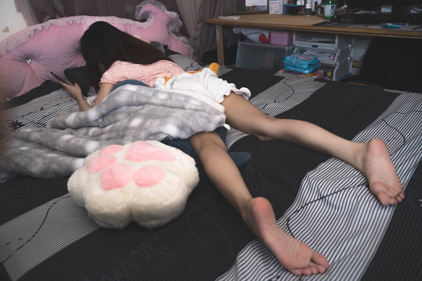 图片[56]-Limerence原创 NO.064 噜咪の日常生活 居家睡足[200P] – 速更版-美库