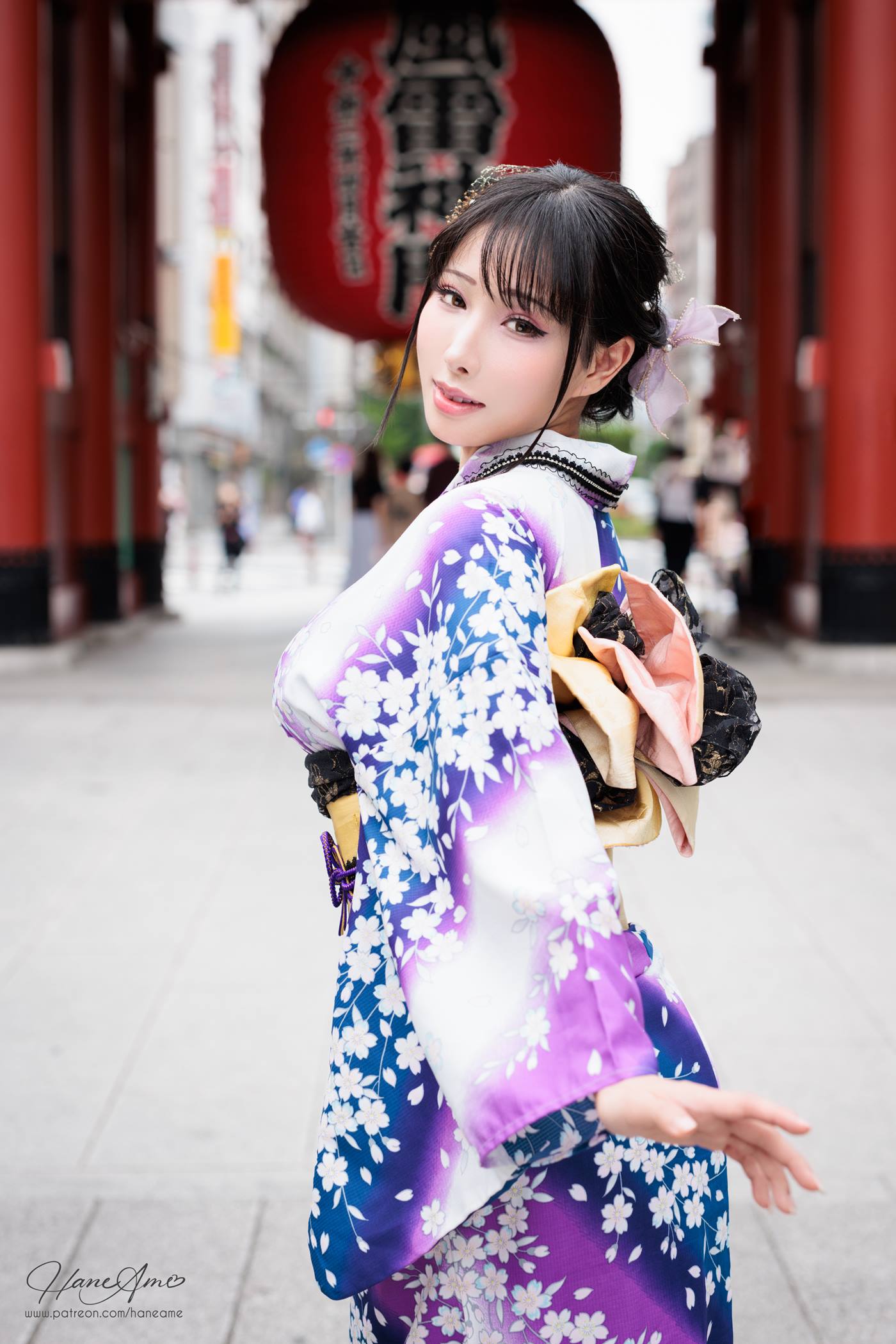 图片[10]-Hane Ame 雨波写真  Original Violet KimoNO 紫羅蘭夏日浴衣[109P] – 速更版-美库