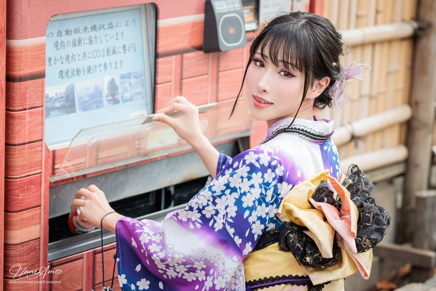图片[27]-Hane Ame 雨波写真  Original Violet KimoNO 紫羅蘭夏日浴衣[109P] – 速更版-美库