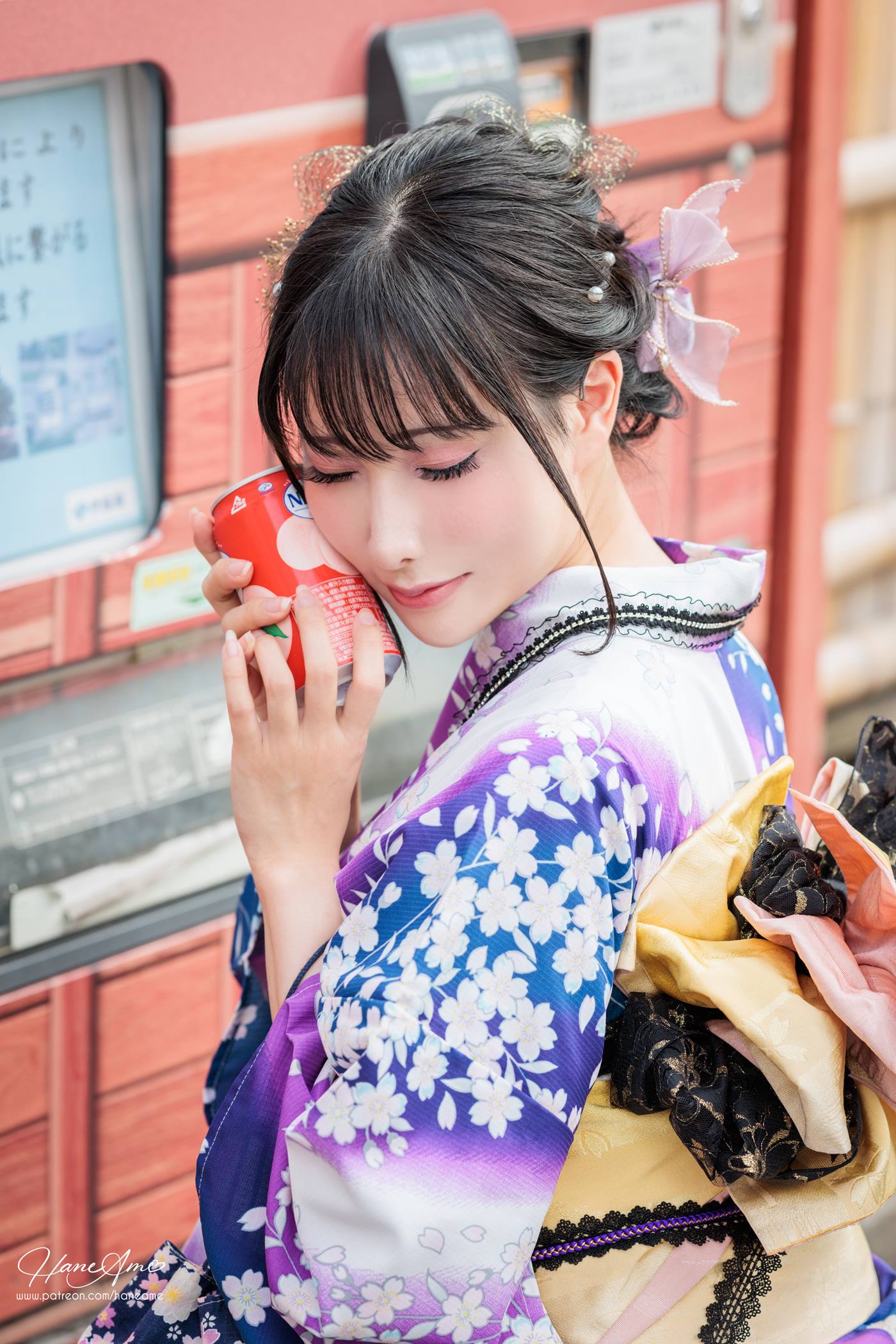 图片[29]-Hane Ame 雨波写真  Original Violet KimoNO 紫羅蘭夏日浴衣[109P] – 速更版-美库