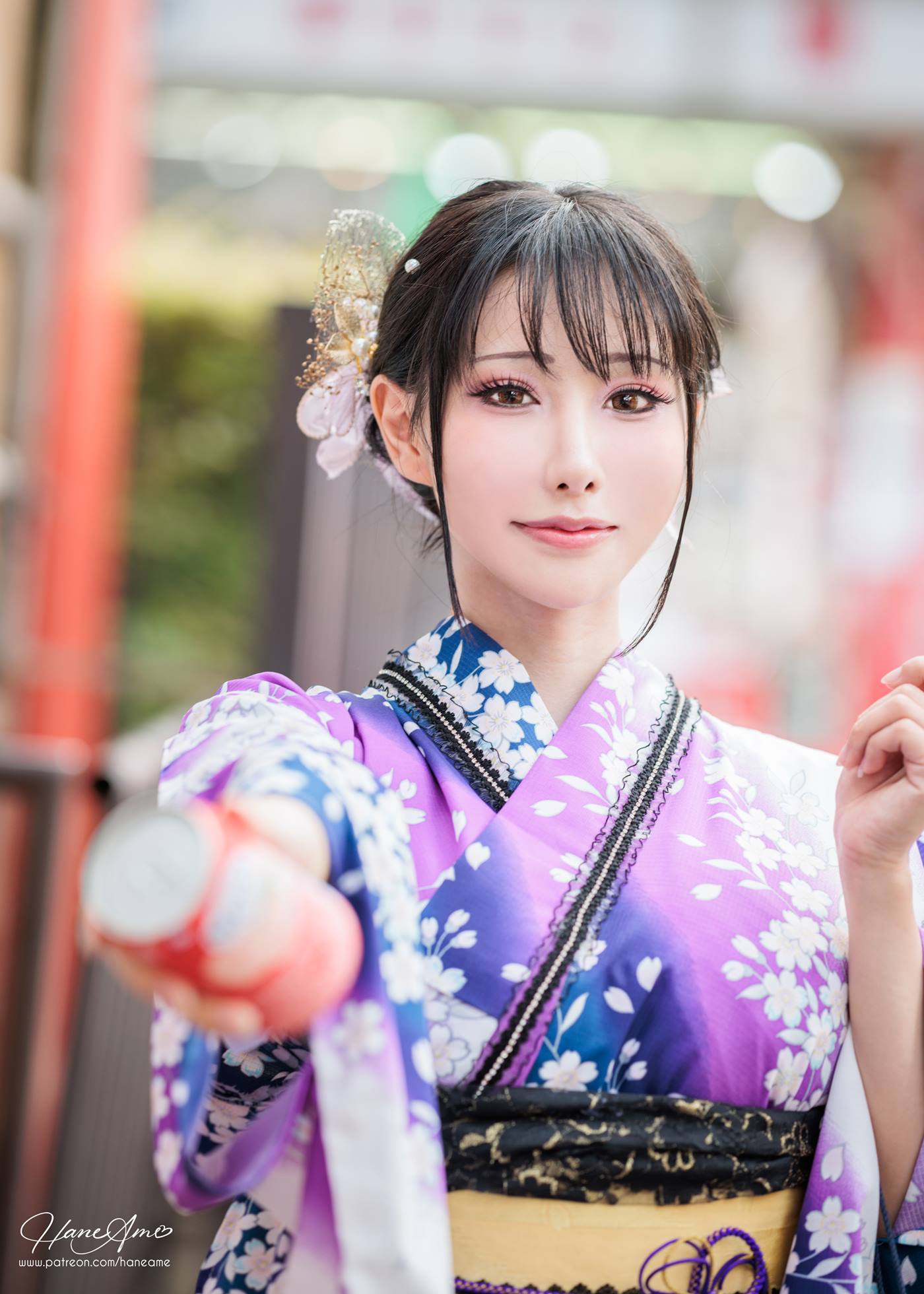 图片[33]-Hane Ame 雨波写真  Original Violet KimoNO 紫羅蘭夏日浴衣[109P] – 速更版-美库