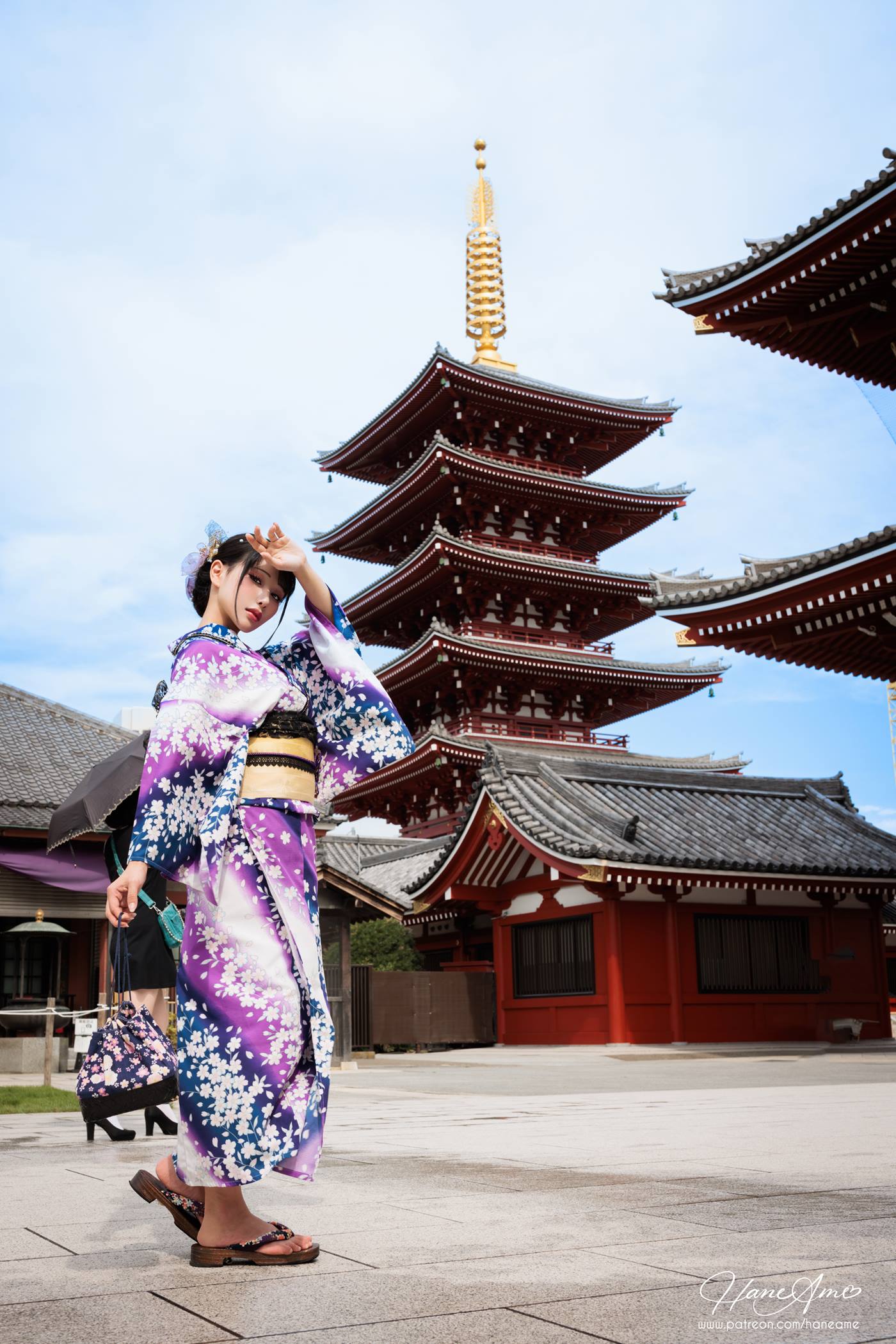 图片[36]-Hane Ame 雨波写真  Original Violet KimoNO 紫羅蘭夏日浴衣[109P] – 速更版-美库