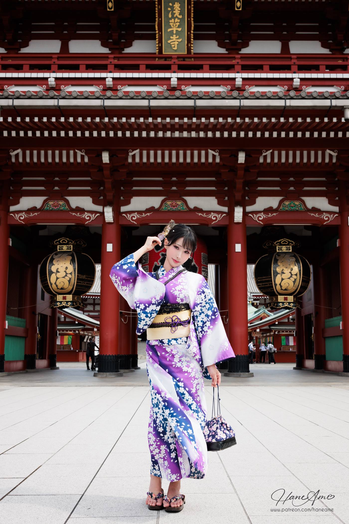 图片[37]-Hane Ame 雨波写真  Original Violet KimoNO 紫羅蘭夏日浴衣[109P] – 速更版-美库