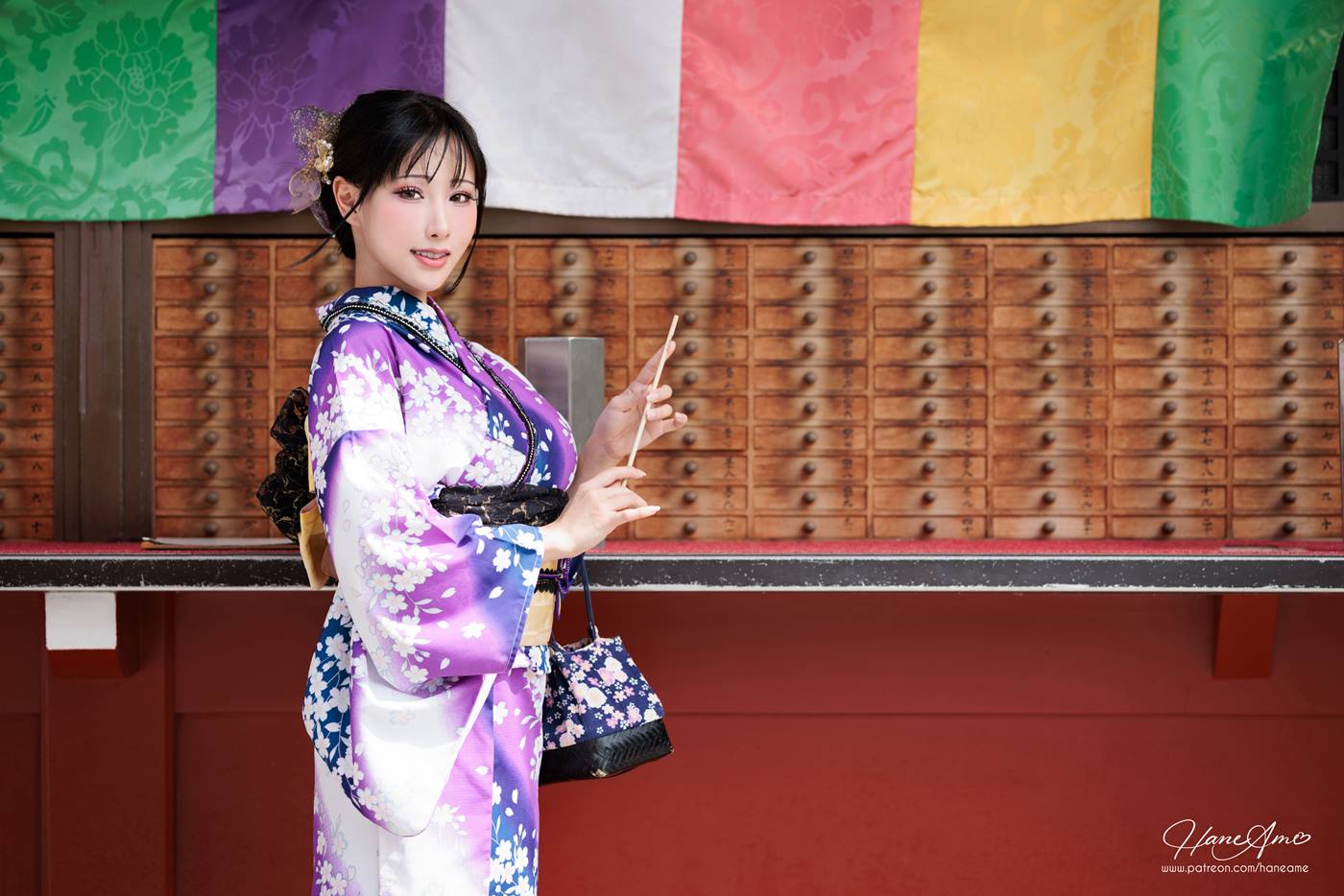 图片[47]-Hane Ame 雨波写真  Original Violet KimoNO 紫羅蘭夏日浴衣[109P] – 速更版-美库