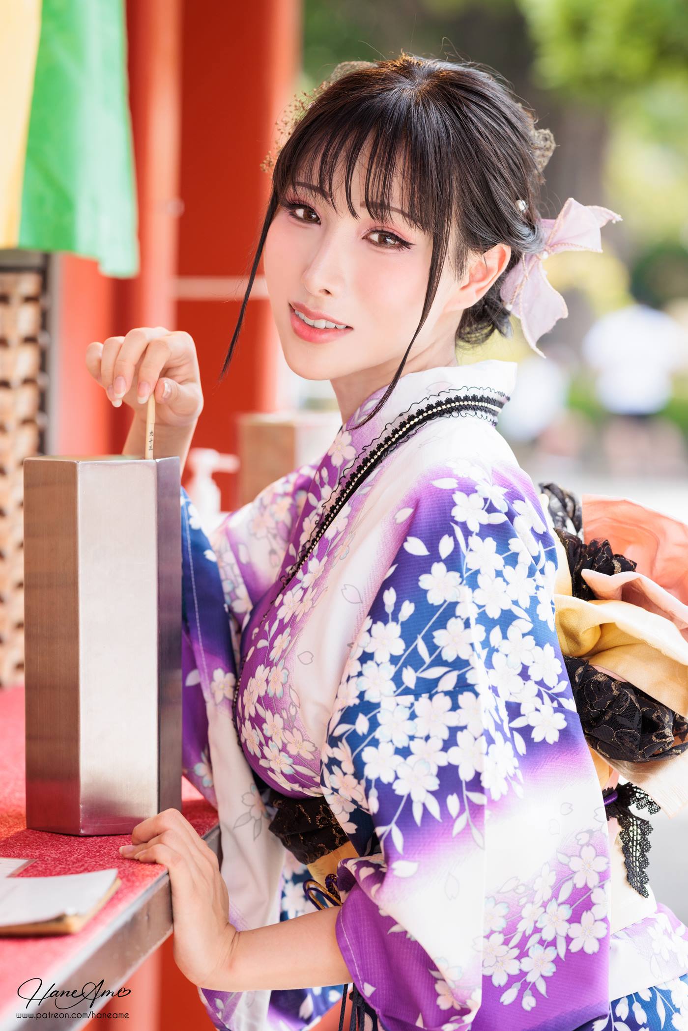 图片[52]-Hane Ame 雨波写真  Original Violet KimoNO 紫羅蘭夏日浴衣[109P] – 速更版-美库