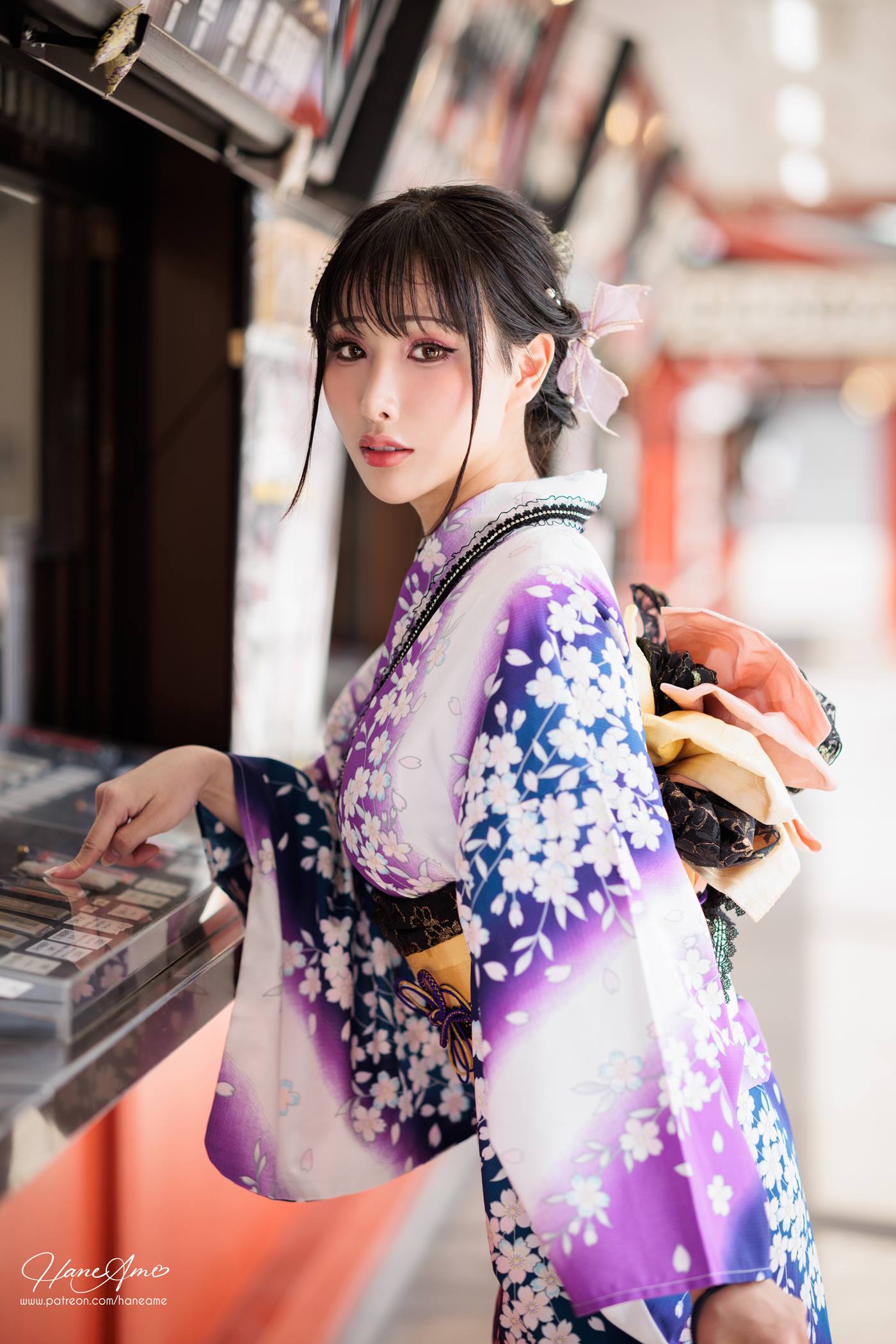 图片[55]-Hane Ame 雨波写真  Original Violet KimoNO 紫羅蘭夏日浴衣[109P] – 速更版-美库