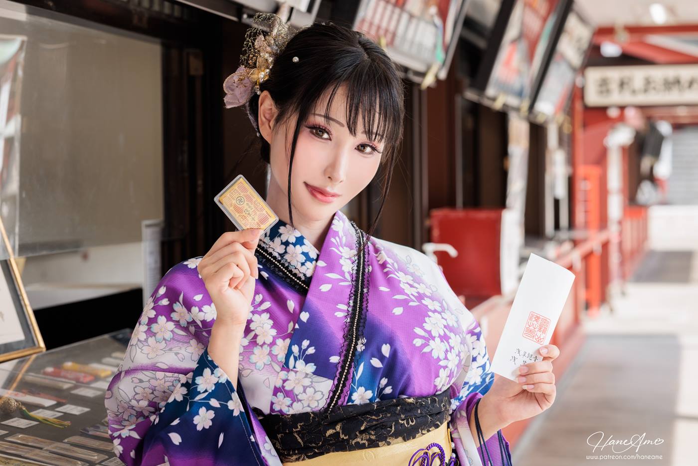 图片[58]-Hane Ame 雨波写真  Original Violet KimoNO 紫羅蘭夏日浴衣[109P] – 速更版-美库