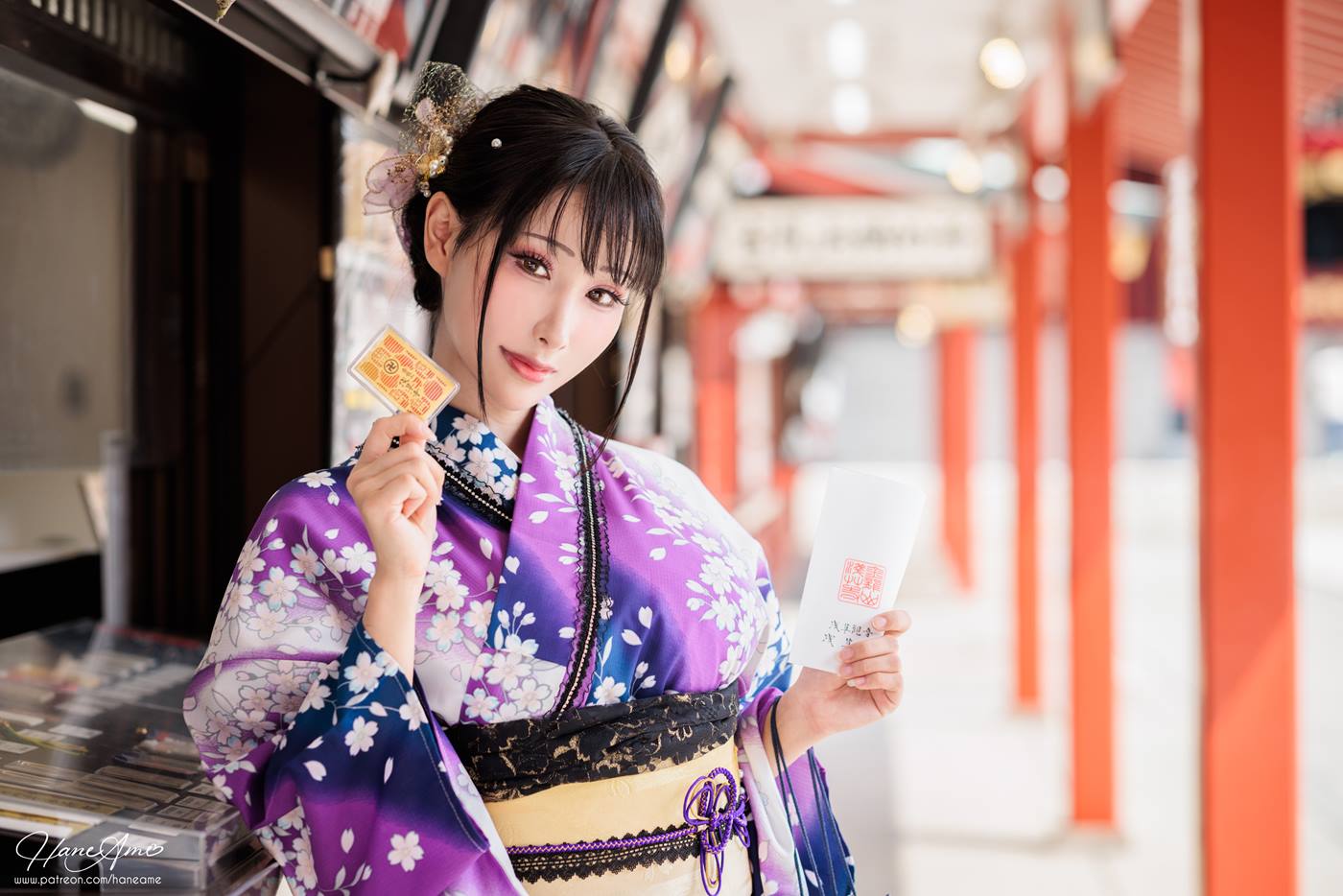 图片[59]-Hane Ame 雨波写真  Original Violet KimoNO 紫羅蘭夏日浴衣[109P] – 速更版-美库