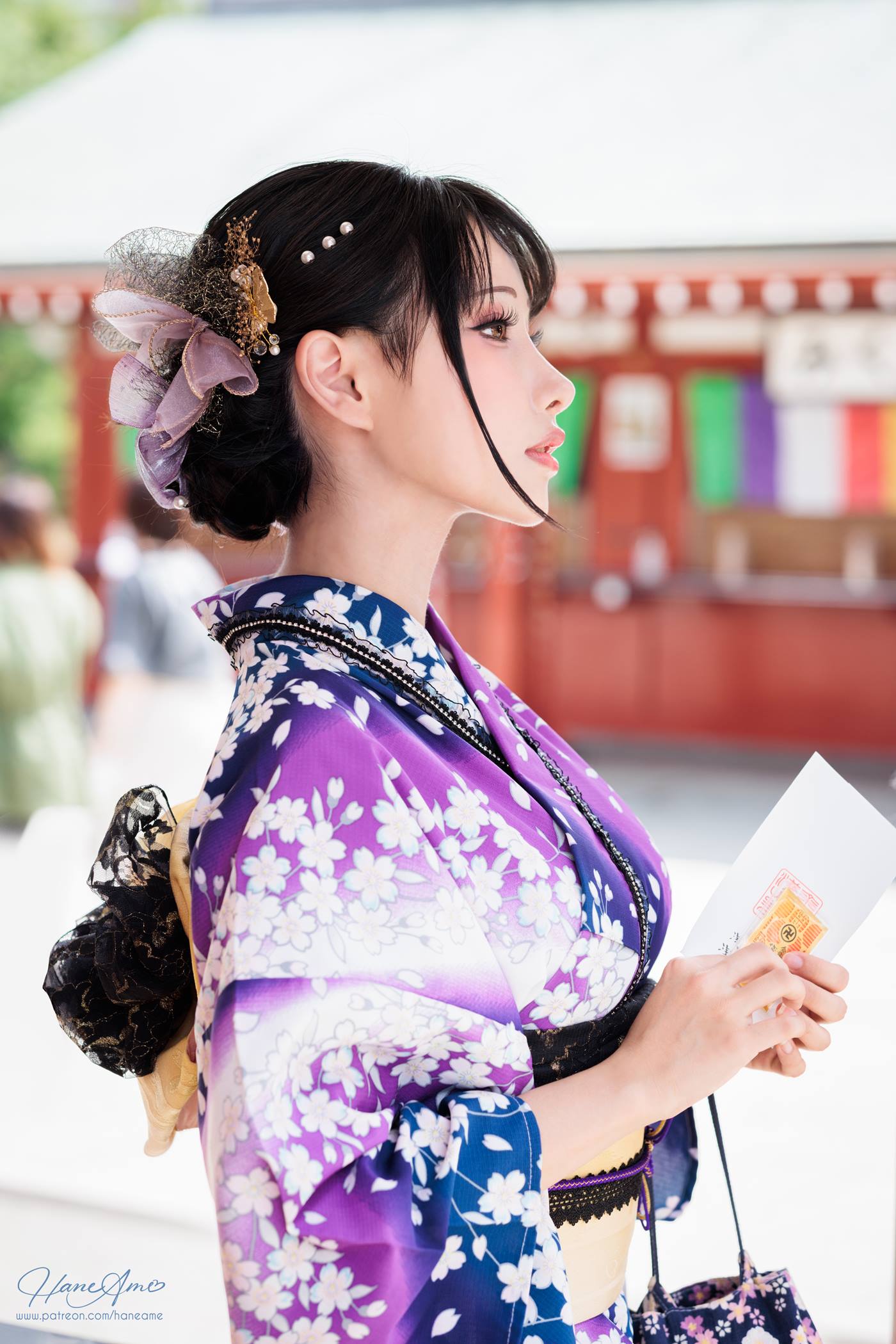 图片[62]-Hane Ame 雨波写真  Original Violet KimoNO 紫羅蘭夏日浴衣[109P] – 速更版-美库