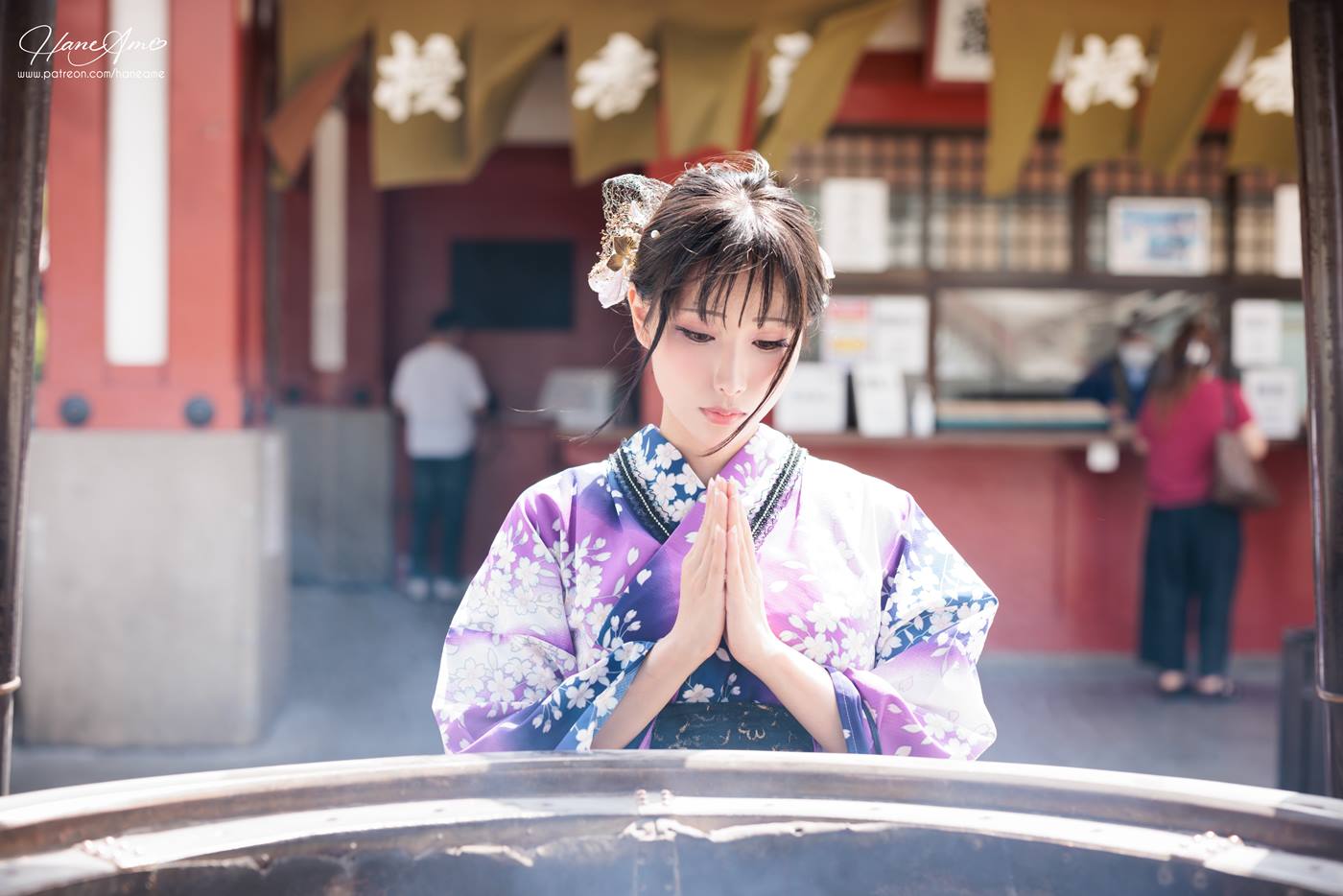 图片[65]-Hane Ame 雨波写真  Original Violet KimoNO 紫羅蘭夏日浴衣[109P] – 速更版-美库