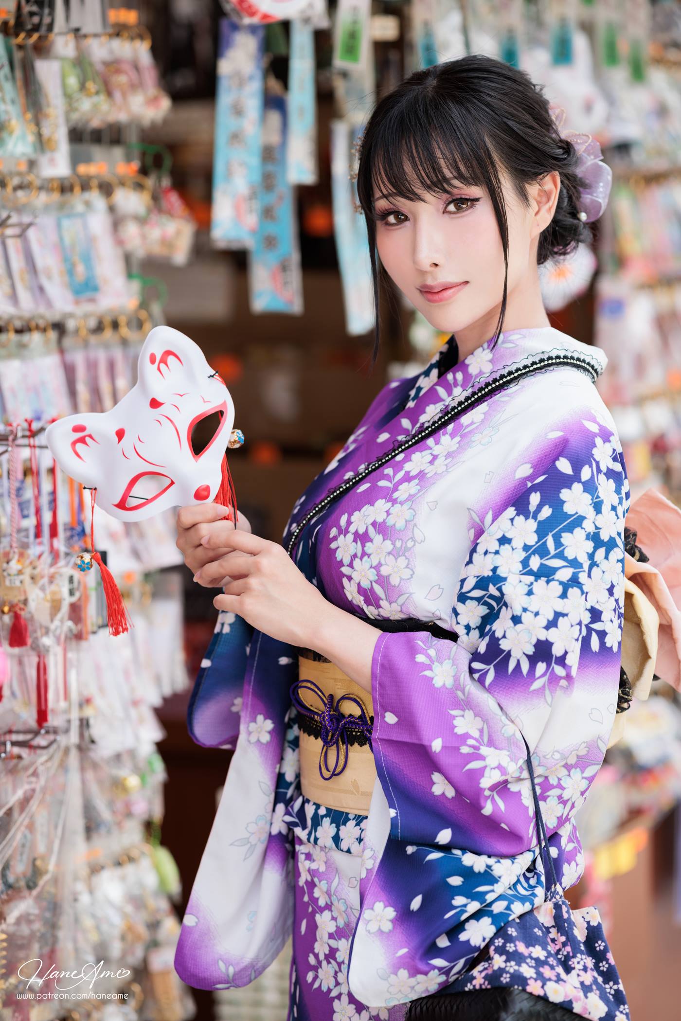 图片[67]-Hane Ame 雨波写真  Original Violet KimoNO 紫羅蘭夏日浴衣[109P] – 速更版-美库