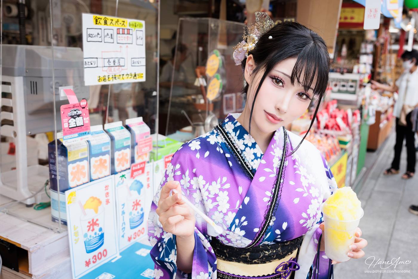 图片[77]-Hane Ame 雨波写真  Original Violet KimoNO 紫羅蘭夏日浴衣[109P] – 速更版-美库
