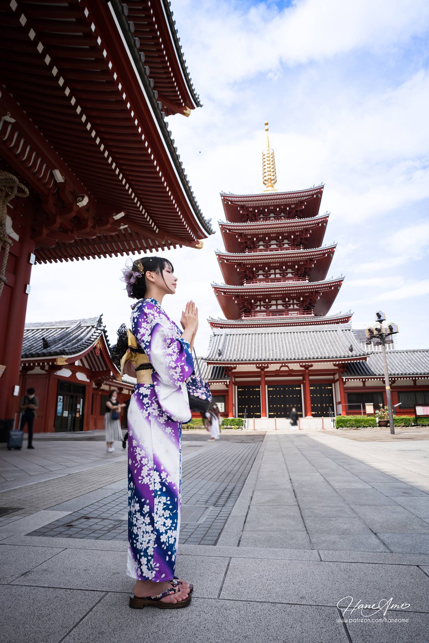 图片[84]-Hane Ame 雨波写真  Original Violet KimoNO 紫羅蘭夏日浴衣[109P] – 速更版-美库