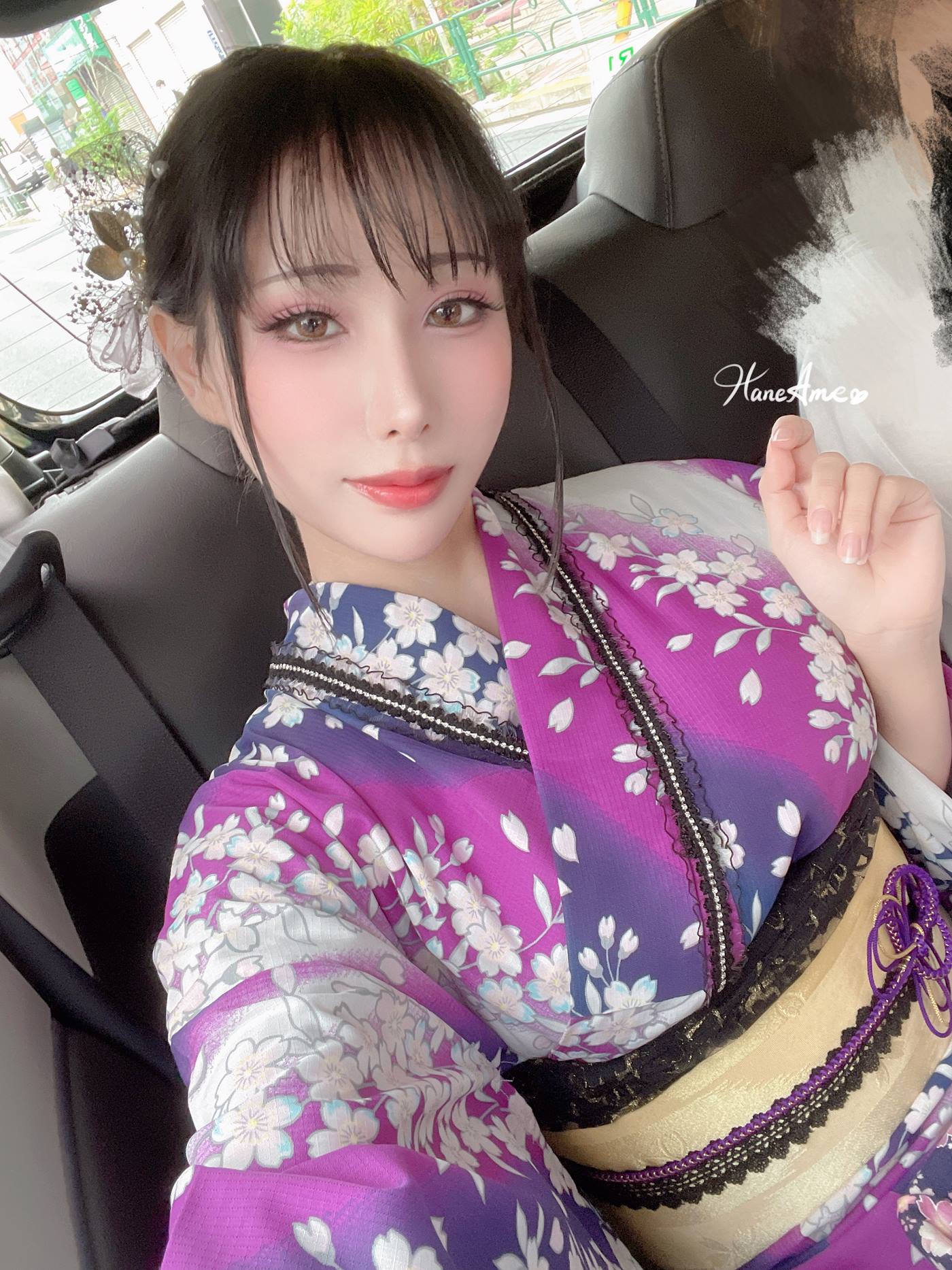 图片[85]-Hane Ame 雨波写真  Original Violet KimoNO 紫羅蘭夏日浴衣[109P] – 速更版-美库