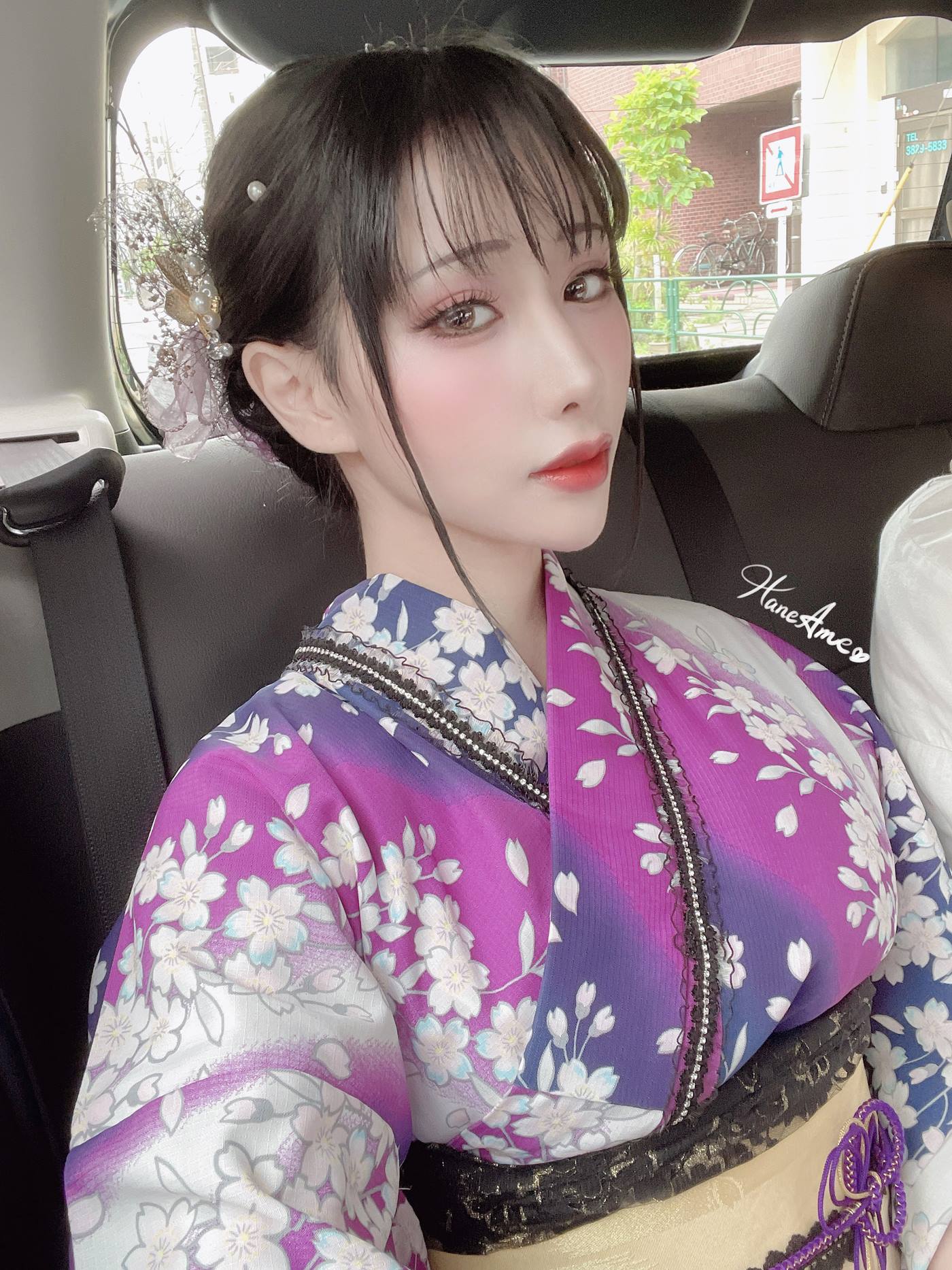 图片[92]-Hane Ame 雨波写真  Original Violet KimoNO 紫羅蘭夏日浴衣[109P] – 速更版-美库