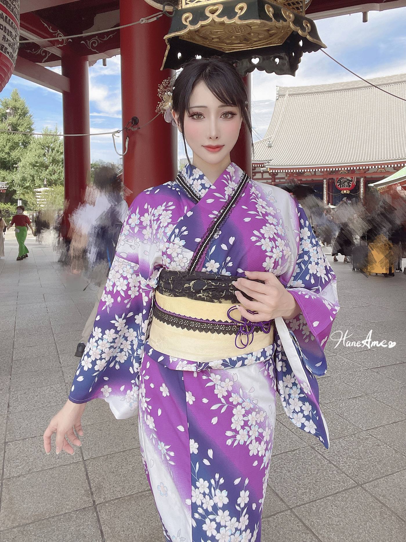图片[97]-Hane Ame 雨波写真  Original Violet KimoNO 紫羅蘭夏日浴衣[109P] – 速更版-美库