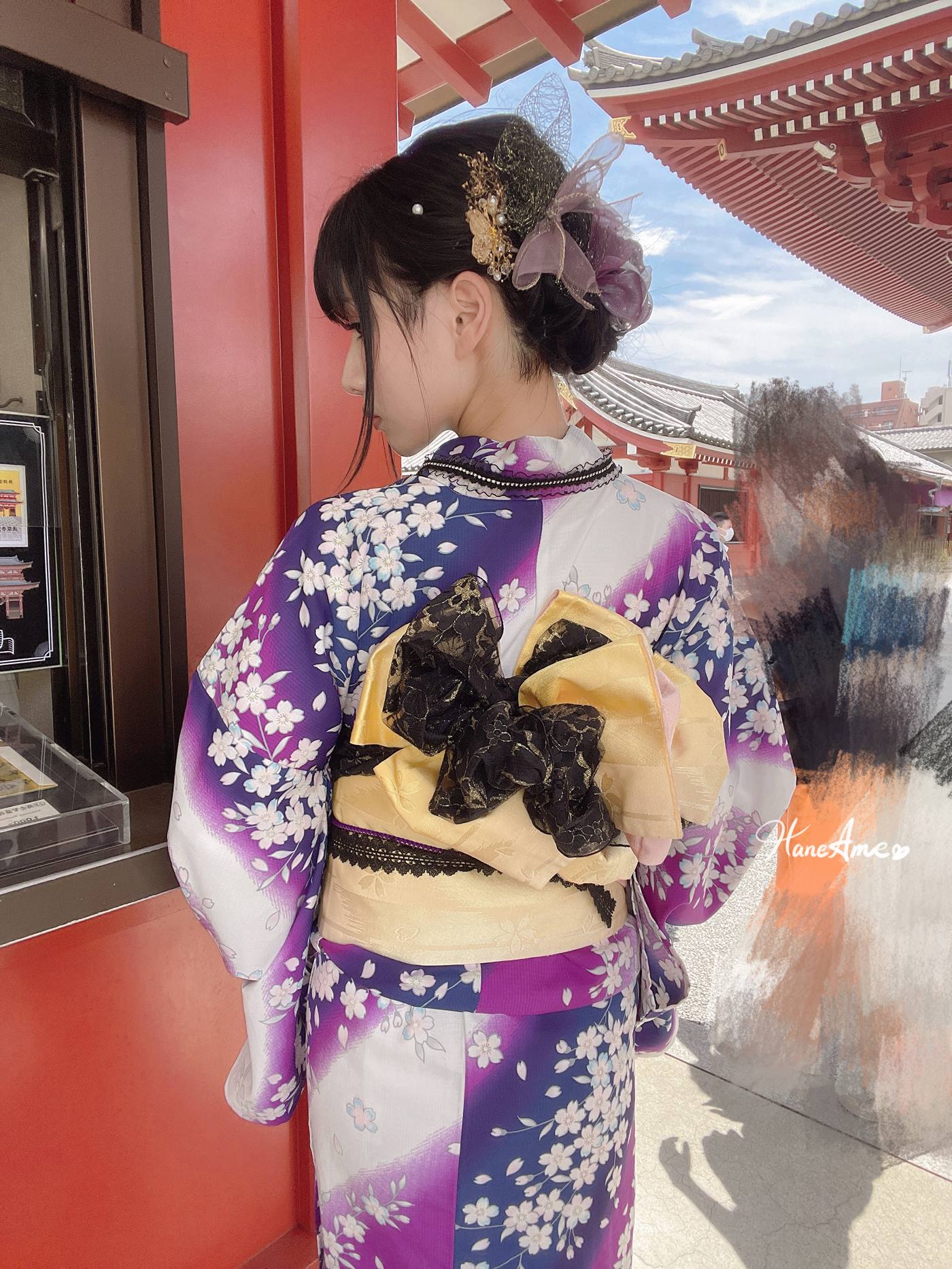 图片[108]-Hane Ame 雨波写真  Original Violet KimoNO 紫羅蘭夏日浴衣[109P] – 速更版-美库