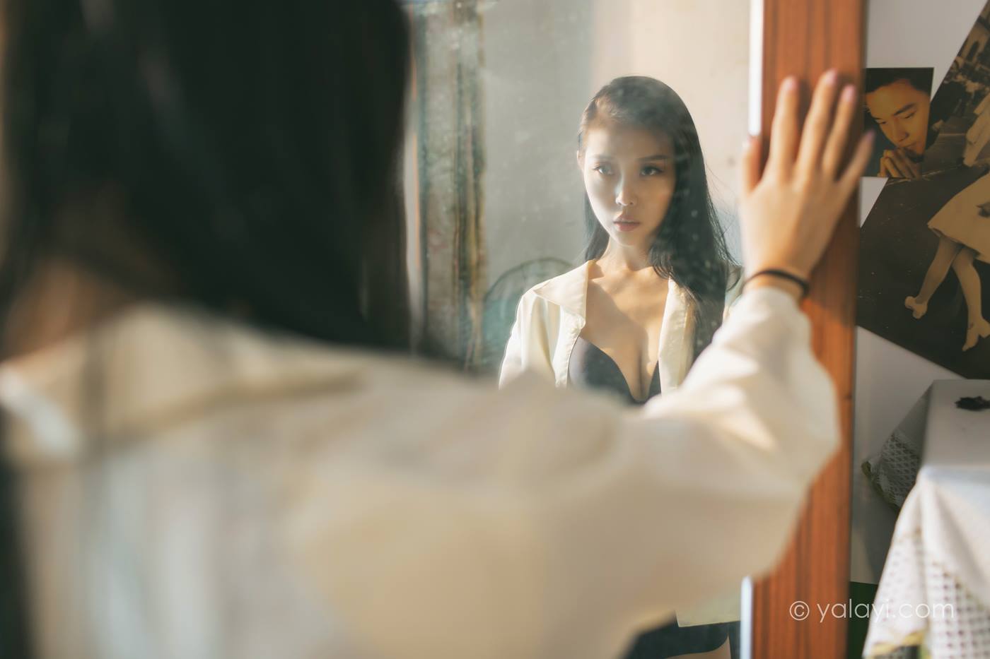 图片[28]-[YALAYI雅拉伊]2023.03.01 NO.1011 白衬衣女神 图雅[41+1P] – 速更版-美库