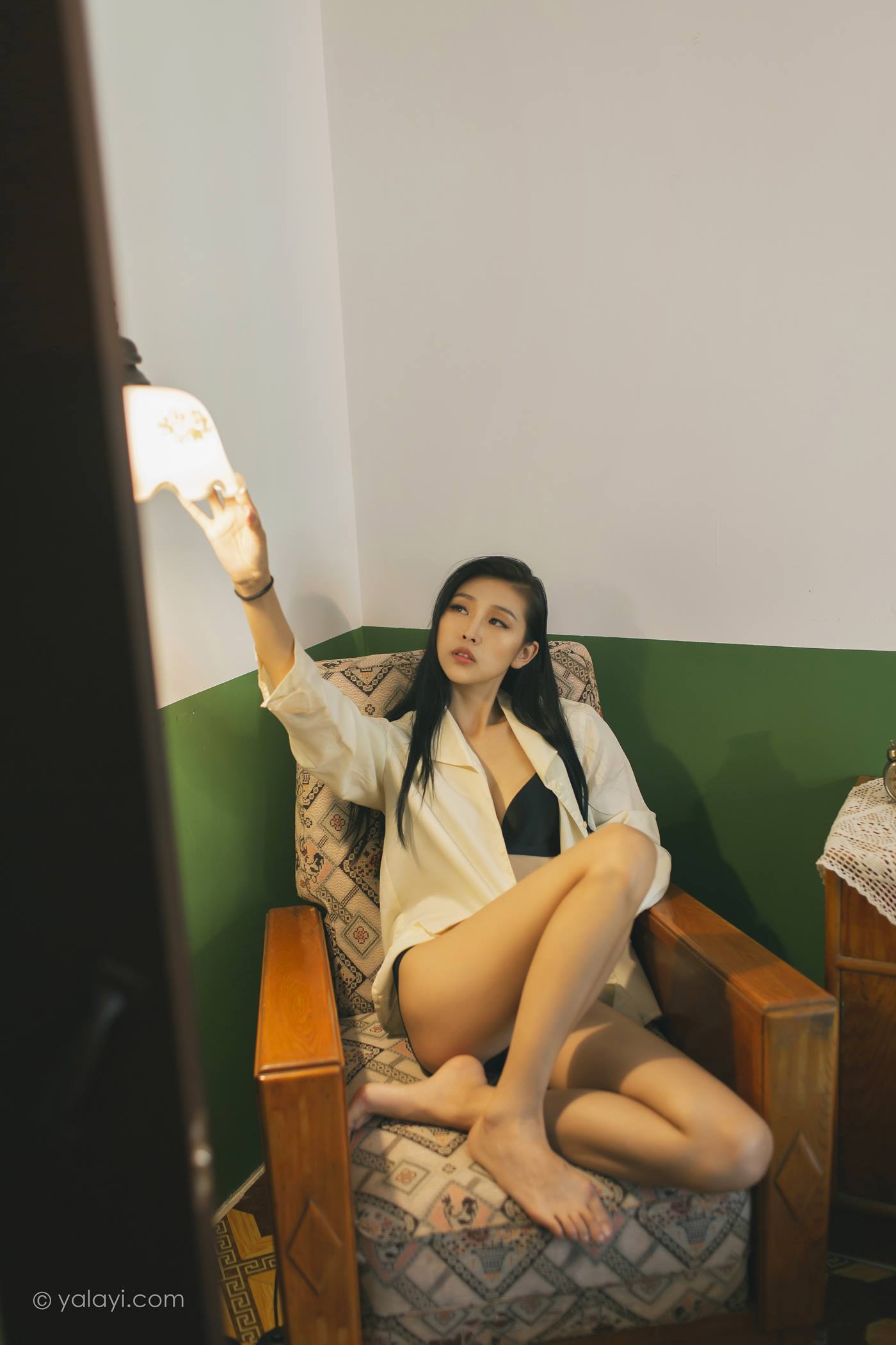 图片[30]-[YALAYI雅拉伊]2023.03.01 NO.1011 白衬衣女神 图雅[41+1P] – 速更版-美库