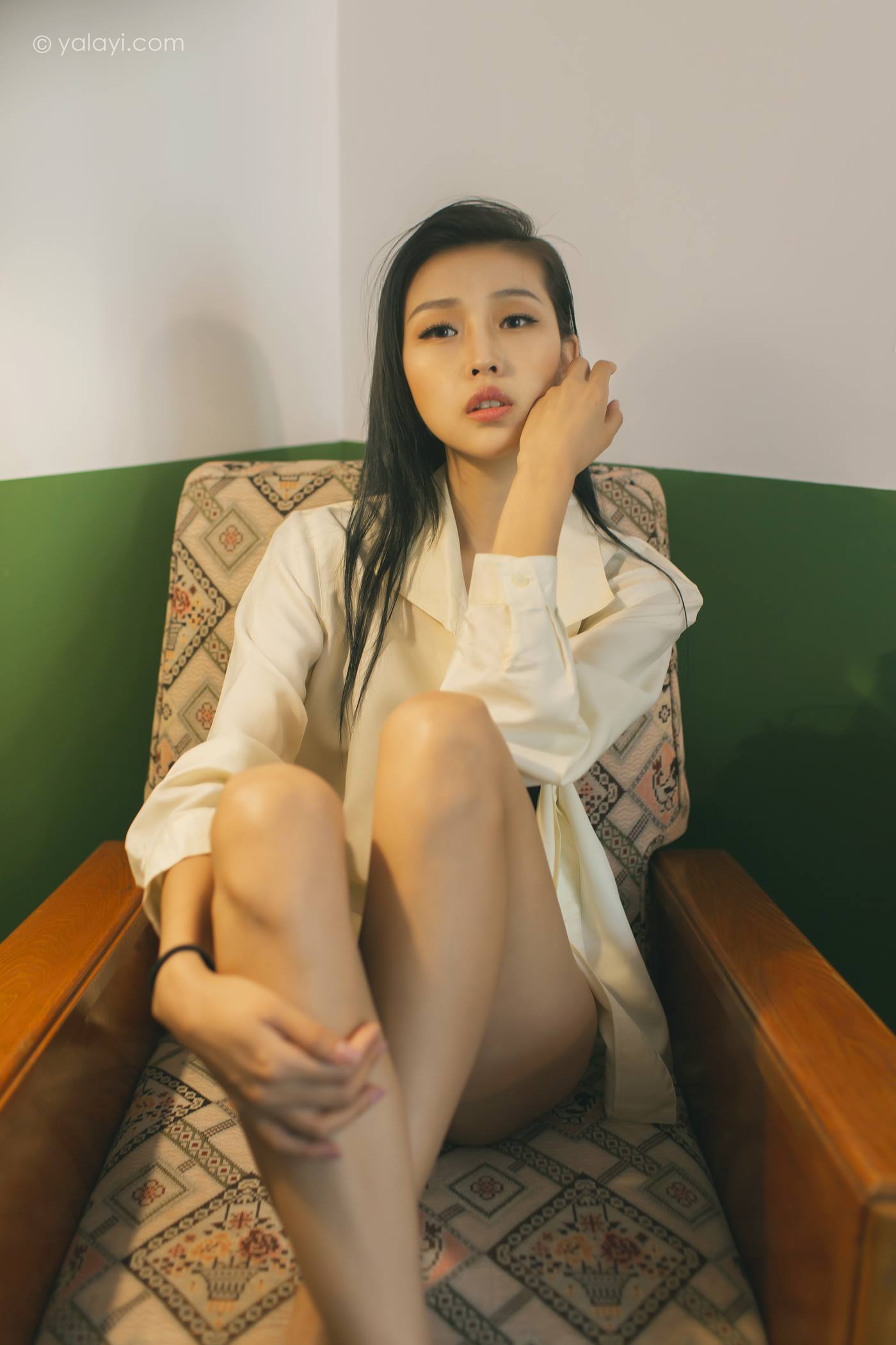 图片[31]-[YALAYI雅拉伊]2023.03.01 NO.1011 白衬衣女神 图雅[41+1P] – 速更版-美库