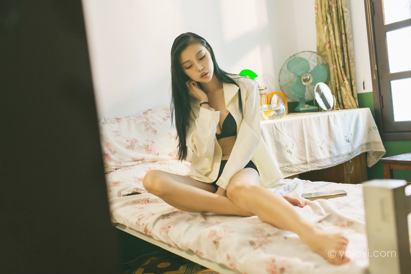 图片[34]-[YALAYI雅拉伊]2023.03.01 NO.1011 白衬衣女神 图雅[41+1P] – 速更版-美库