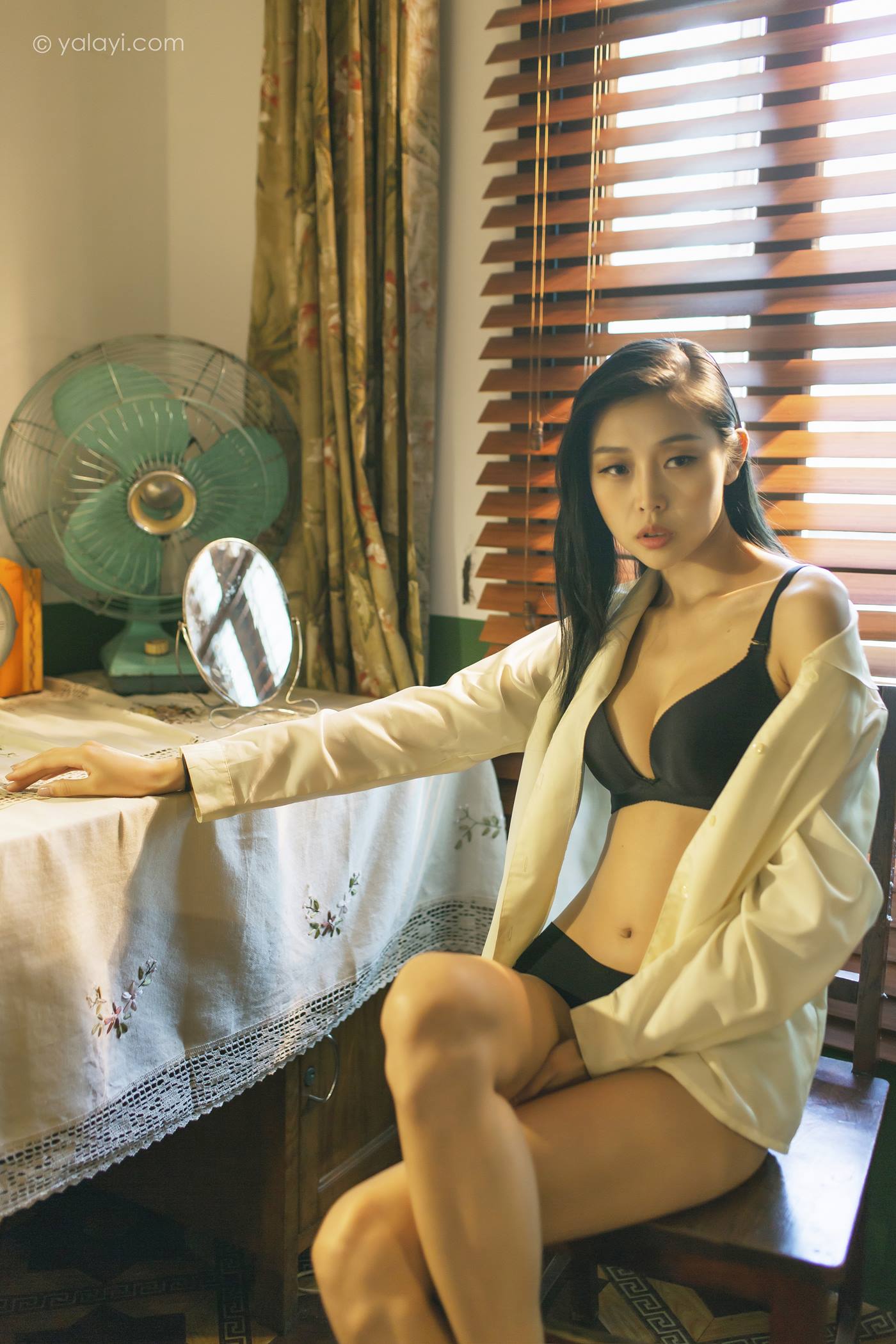 图片[43]-[YALAYI雅拉伊]2023.03.01 NO.1011 白衬衣女神 图雅[41+1P] – 速更版-美库