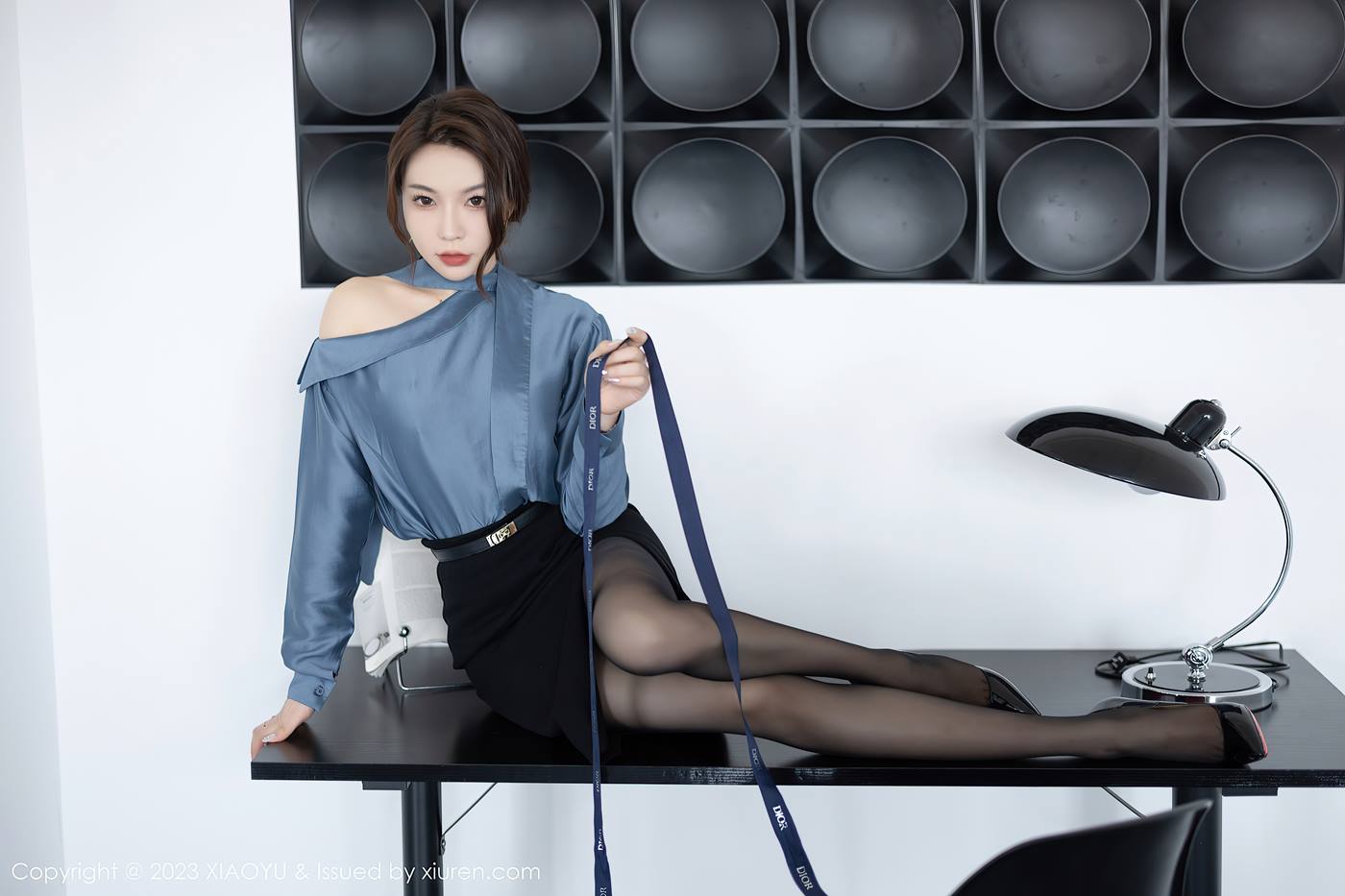 图片[10]-[XIAOYU语画界] 2023.03.06 VOL.979 徐莉芝Booty 黑丝短裙[45P] – 速更版-美库